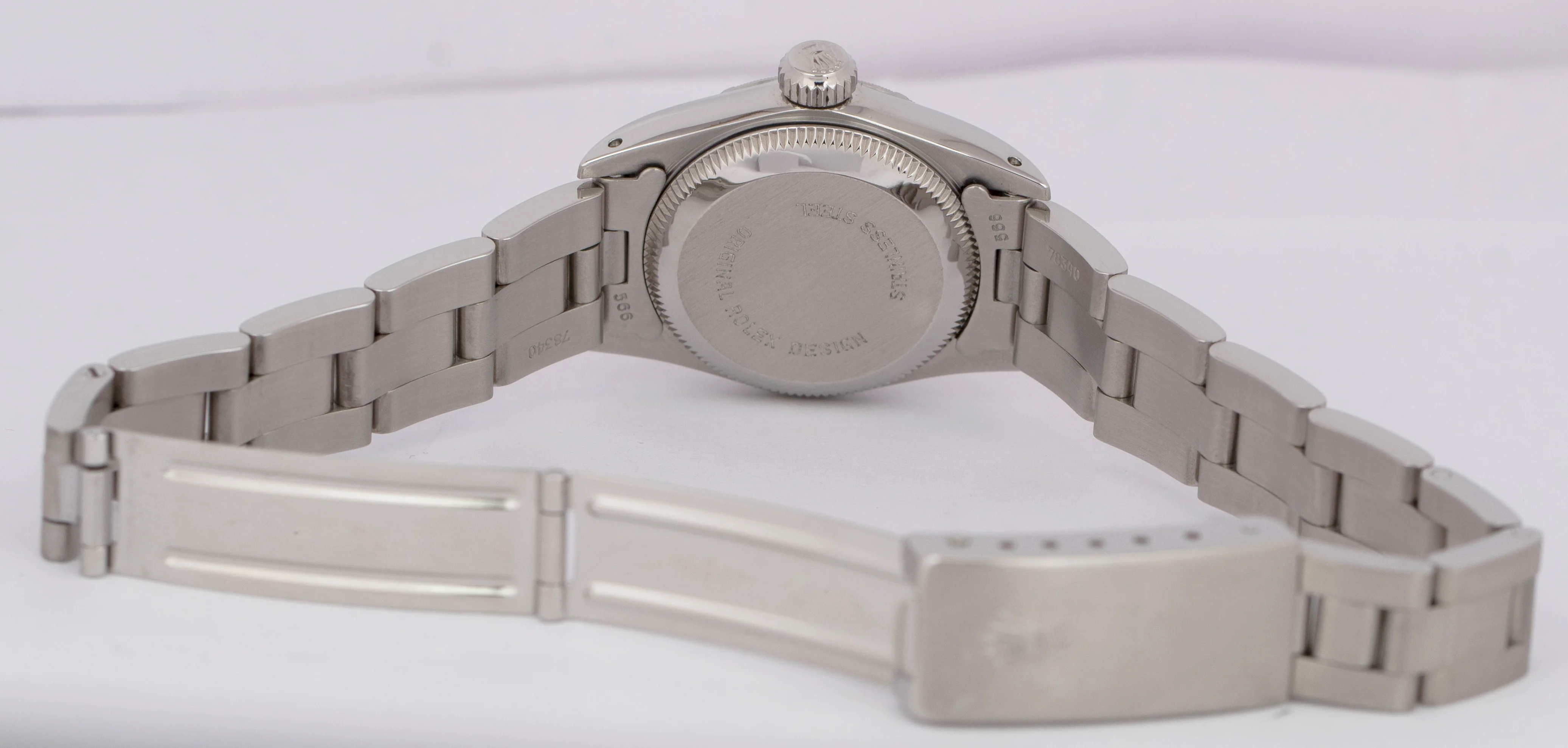 MINT PAPERS Rolex Oyster Perpetual 67230 24mm Stainless Silver Oyster Watch BOX - Image 8