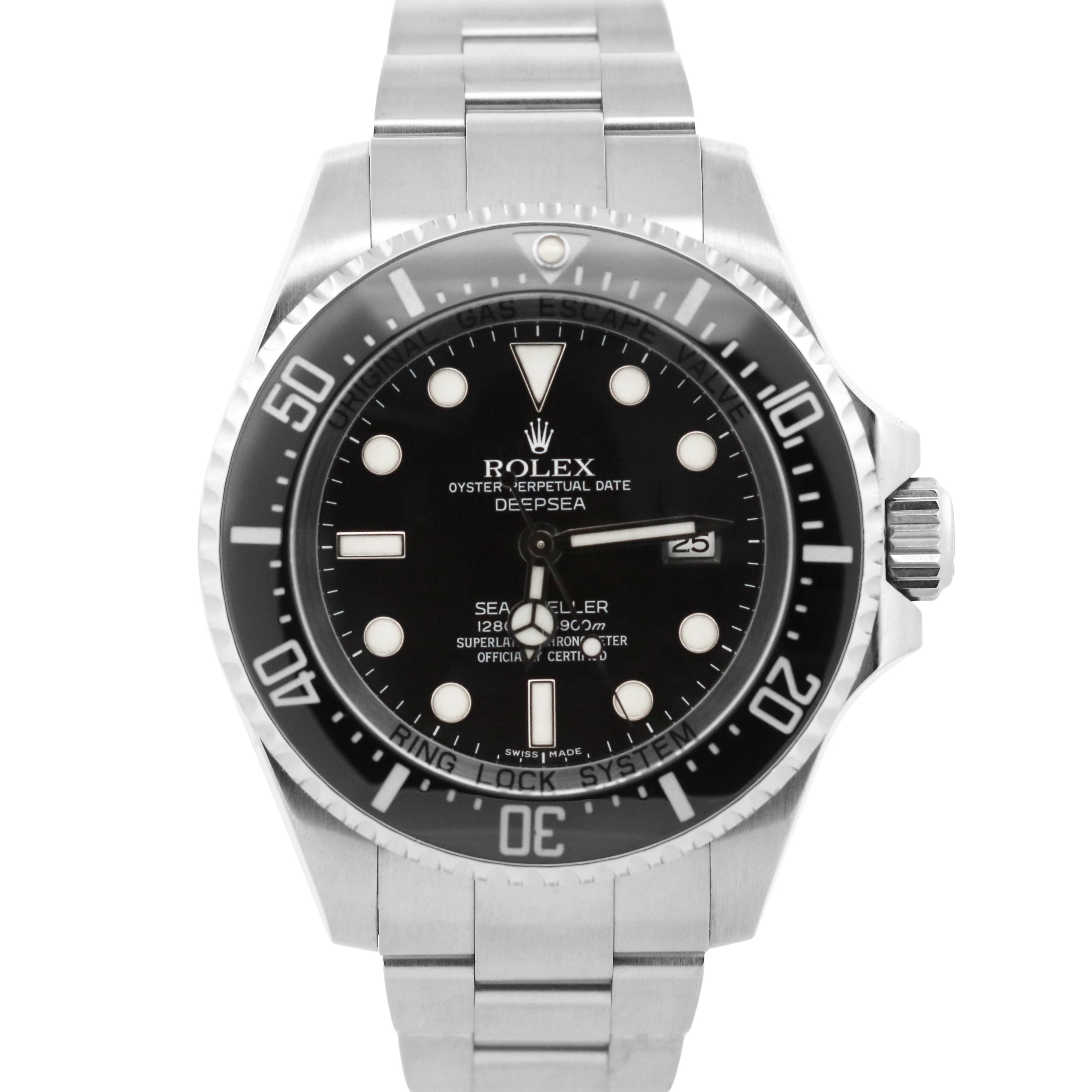 MINT PAPERS Rolex Sea-Dweller Deepsea 44mm BLACK Ceramic Steel Dive 116660 BOX