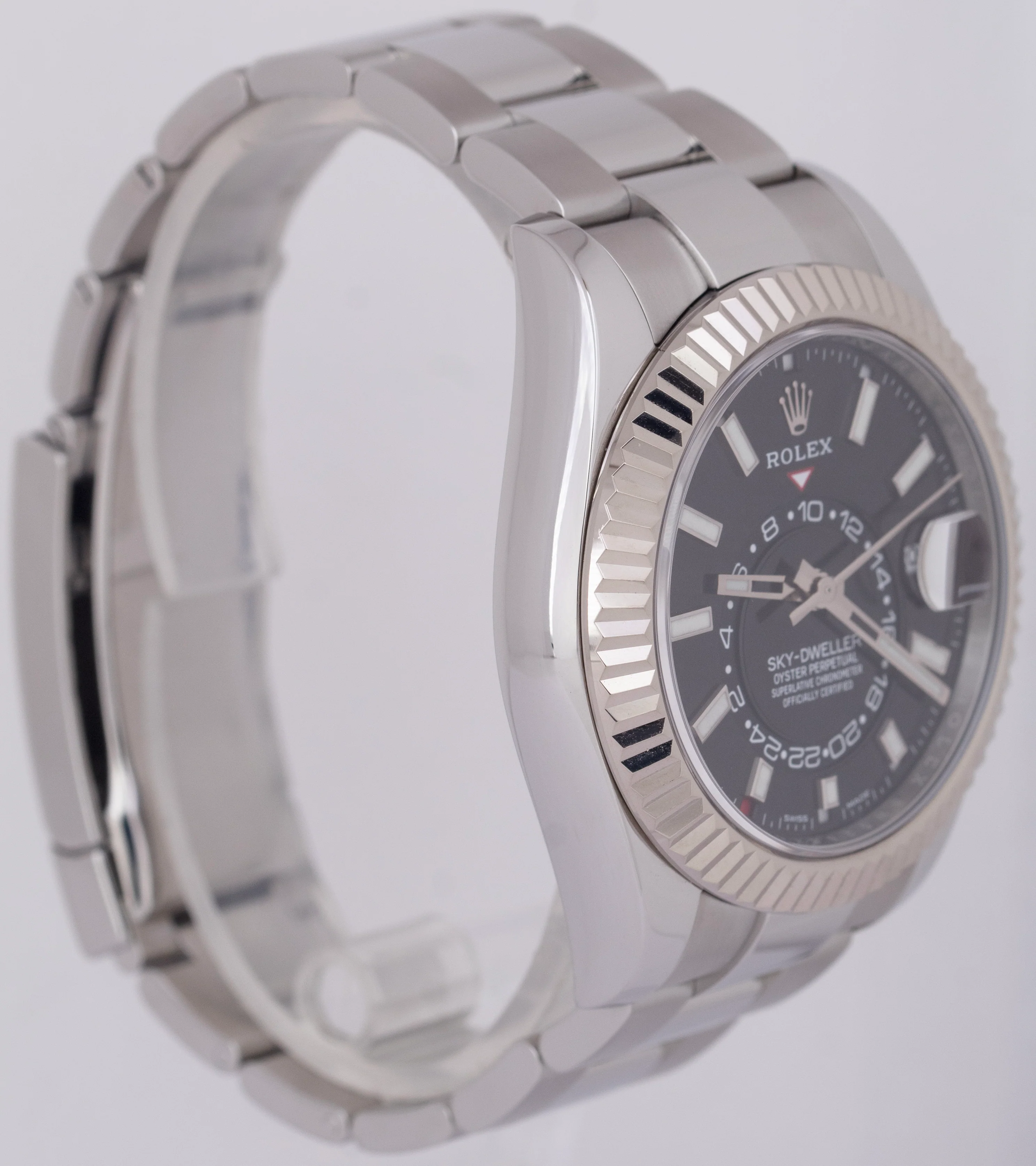 MINT PAPERS Rolex Sky-Dweller 326934 Black 42mm OYSTER Steel 18K Gold Watch BOX - Image 4