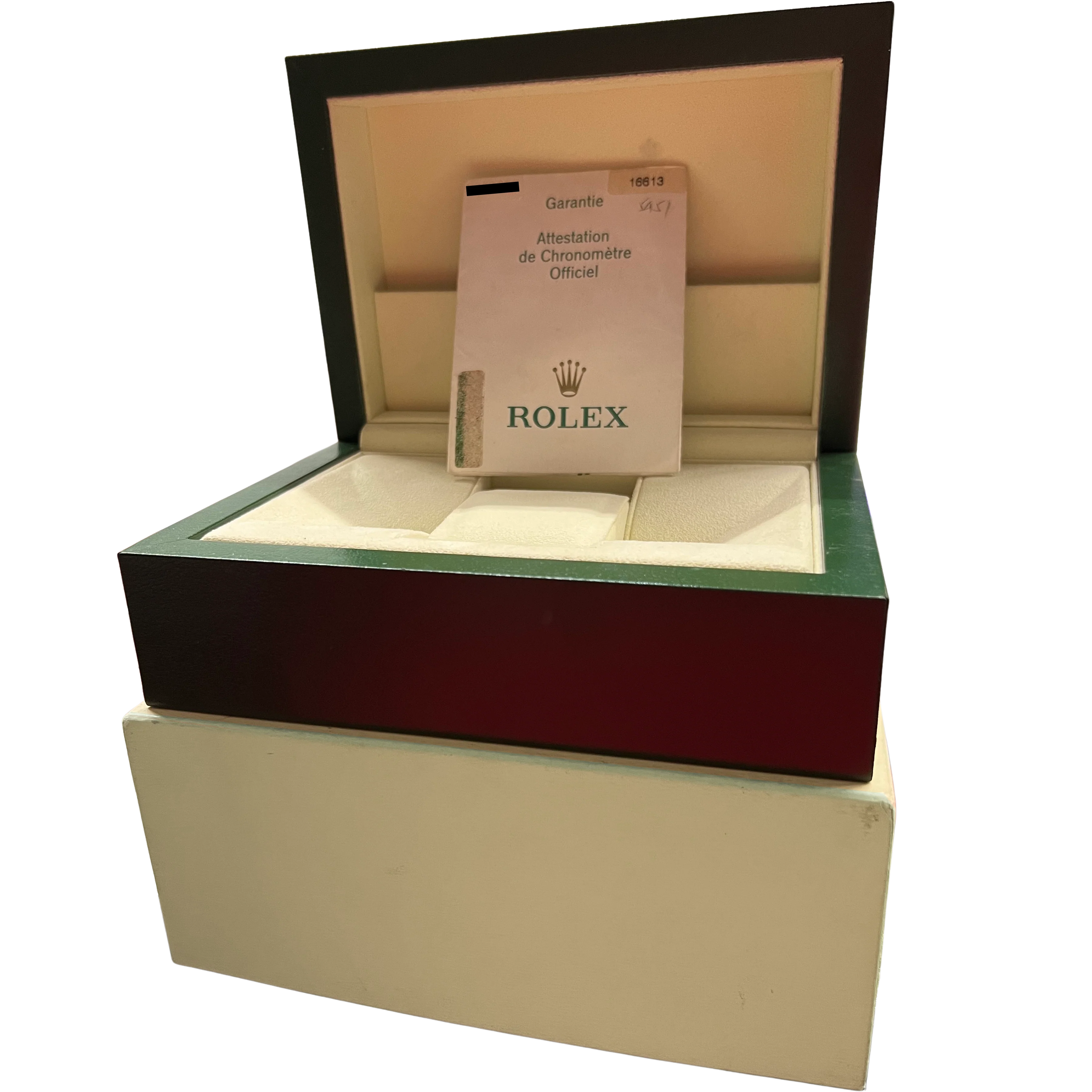 MINT PAPERS Rolex Submariner Date 40mm NO-HOLES 18K GOLD BUCKLE Blue 16613 BOX - Image 2