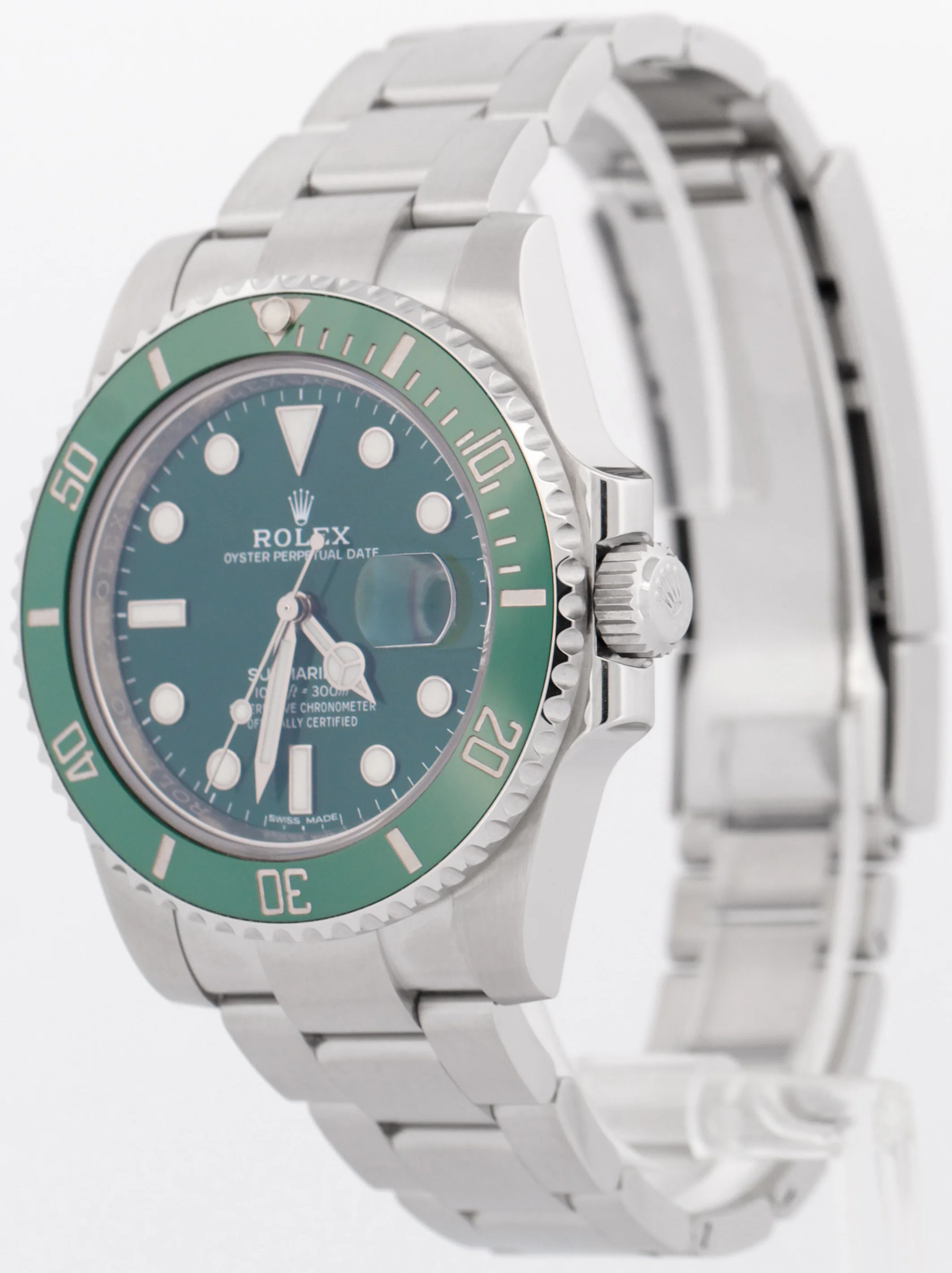MINT PAPERS Rolex Submariner Date HULK Green Stainless Steel 40mm 116610 LV BOX - Image 3