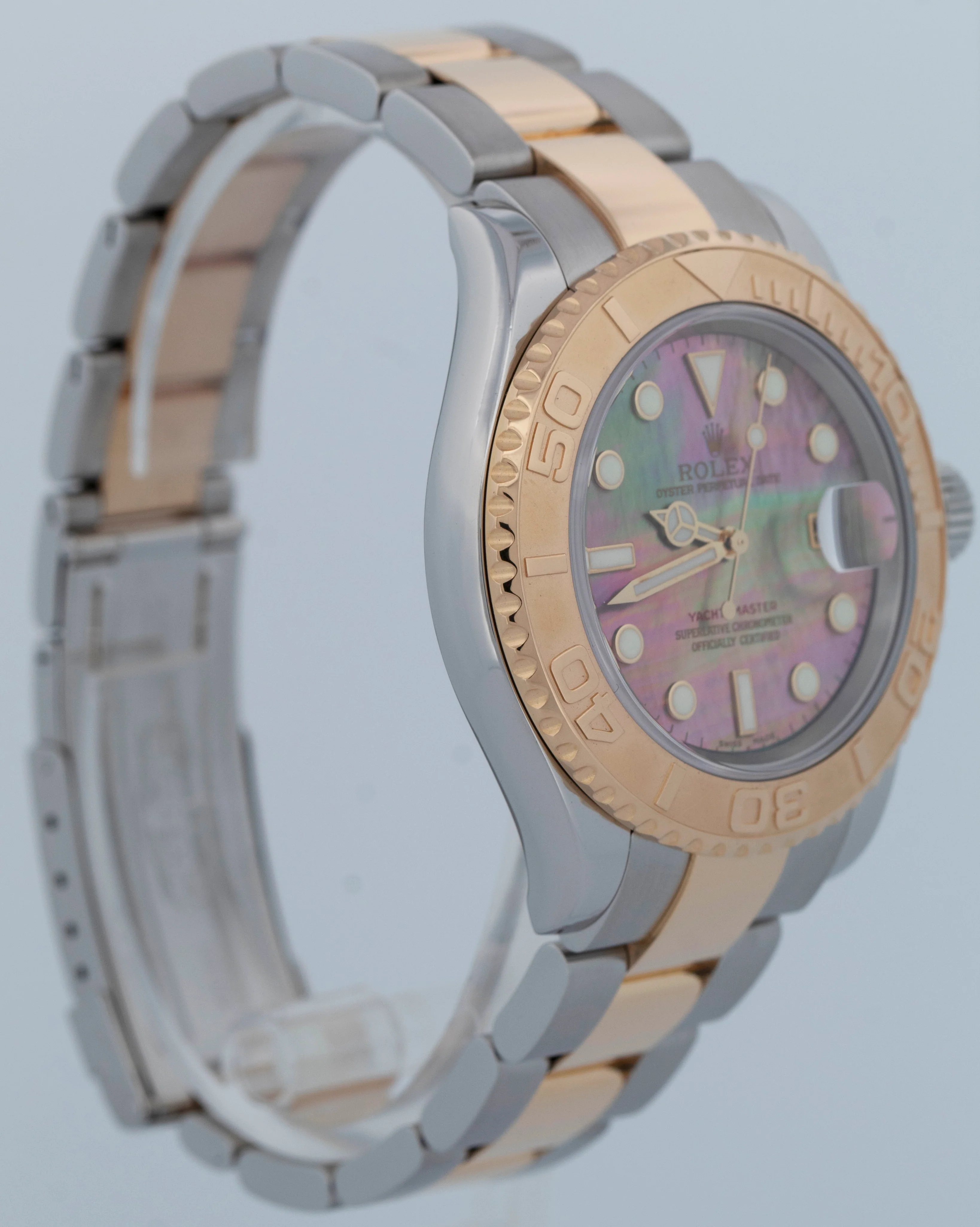 MINT PAPERS Rolex Yacht-Master 40mm TAHITIAN MOP 18K Gold Two-Tone 16623 Watch - Image 3