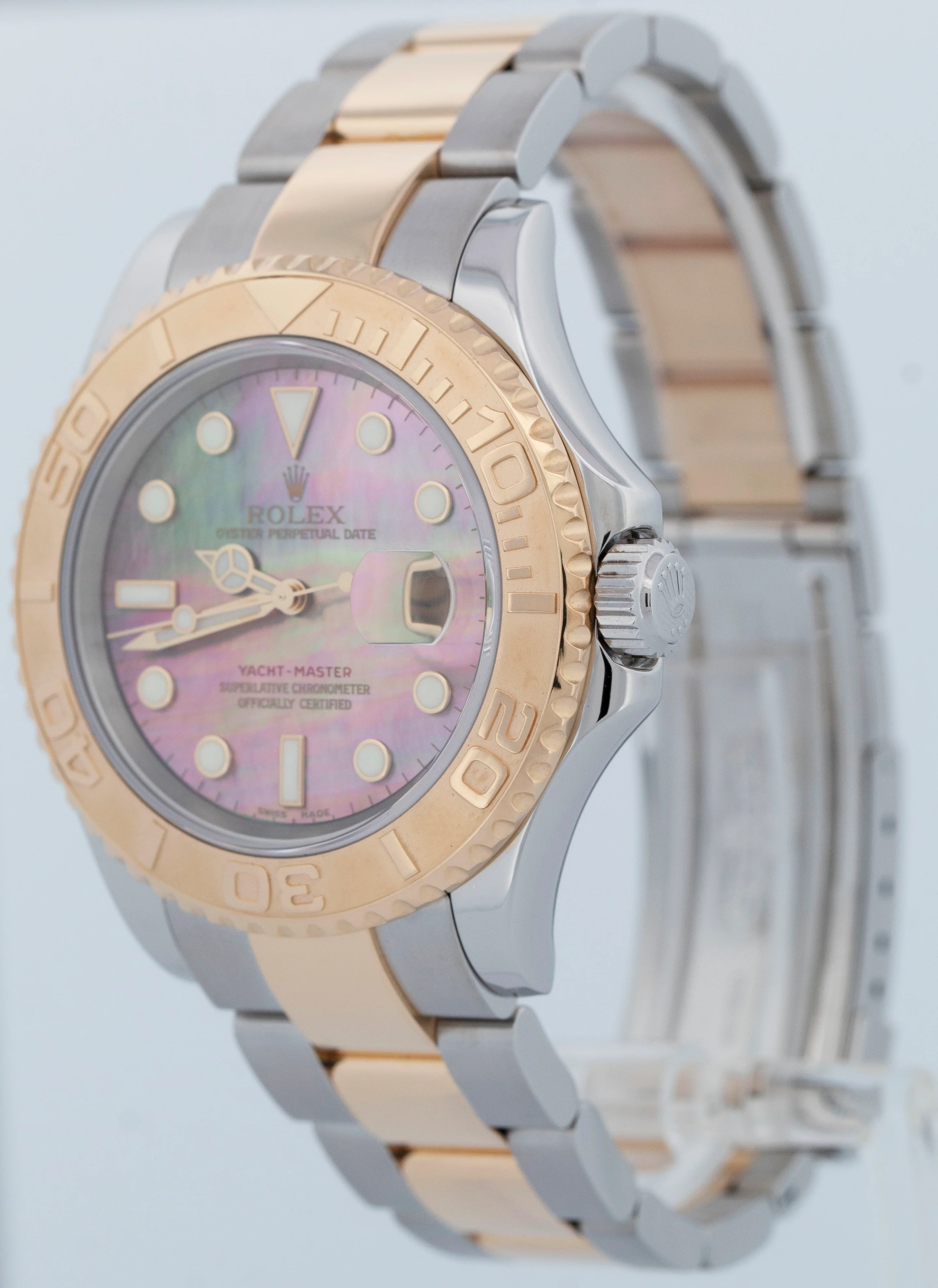 MINT PAPERS Rolex Yacht-Master 40mm TAHITIAN MOP 18K Gold Two-Tone 16623 Watch - Image 4