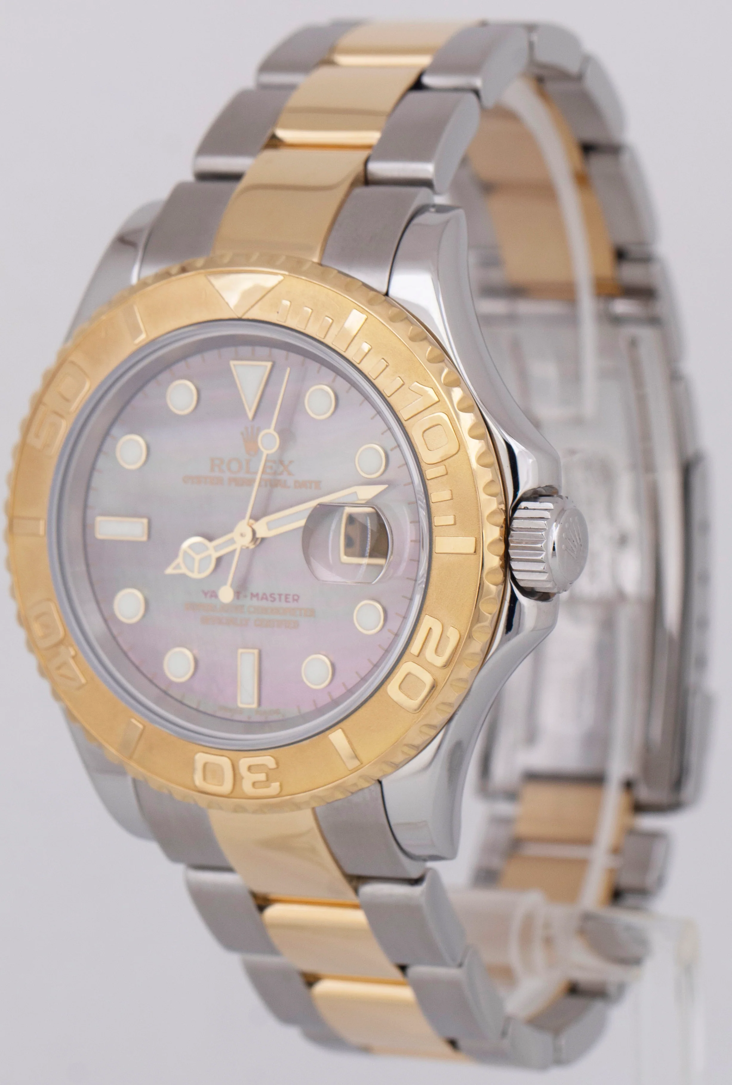 MINT PAPERS Rolex Yacht-Master 40mm MOP 18K Yellow Gold Two-Tone 16623 Watch - Image 3