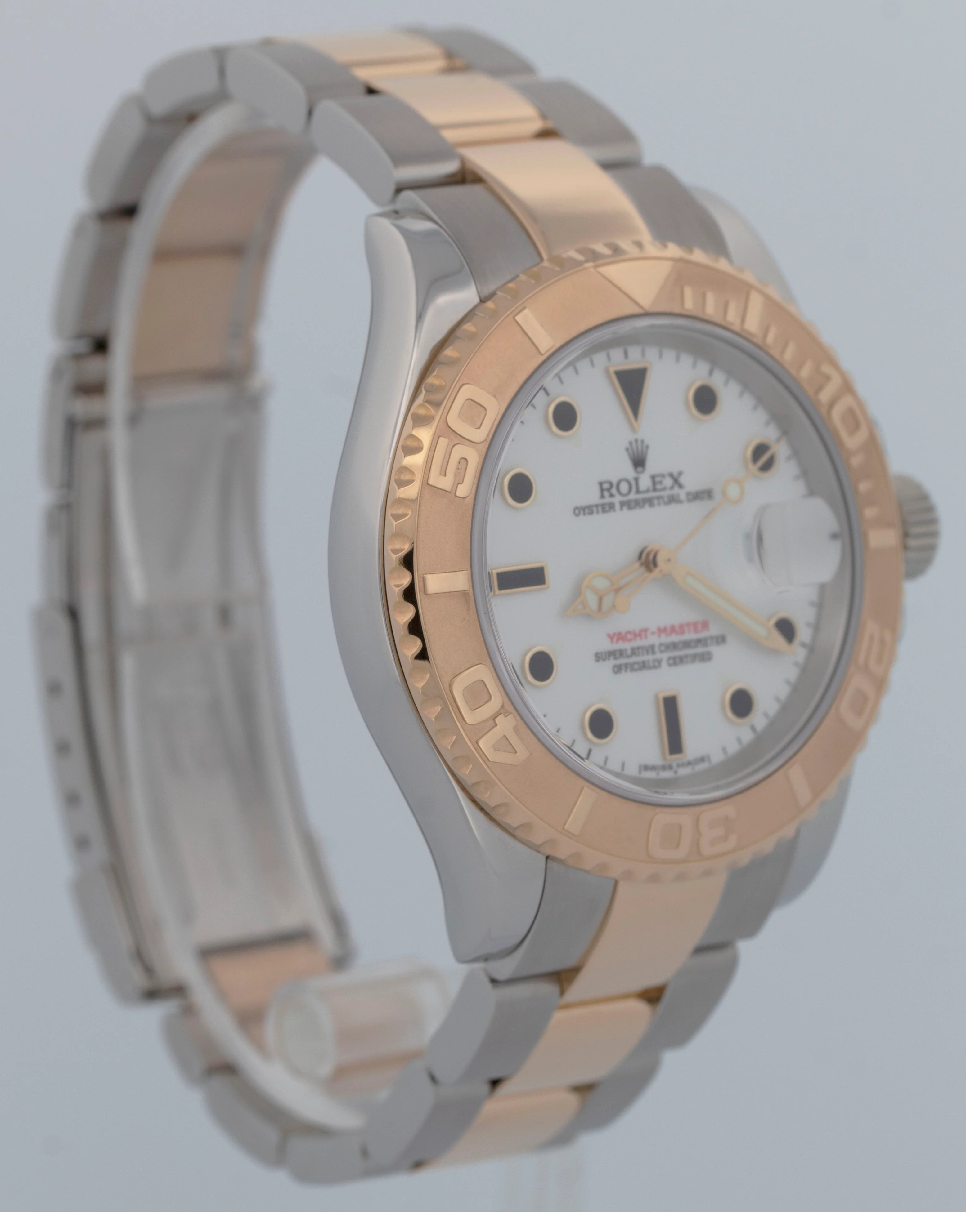 MINT PAPERS Rolex Yacht-Master 40mm WHITE Two-Tone 18K Gold 16623 Watch BOX - Image 3