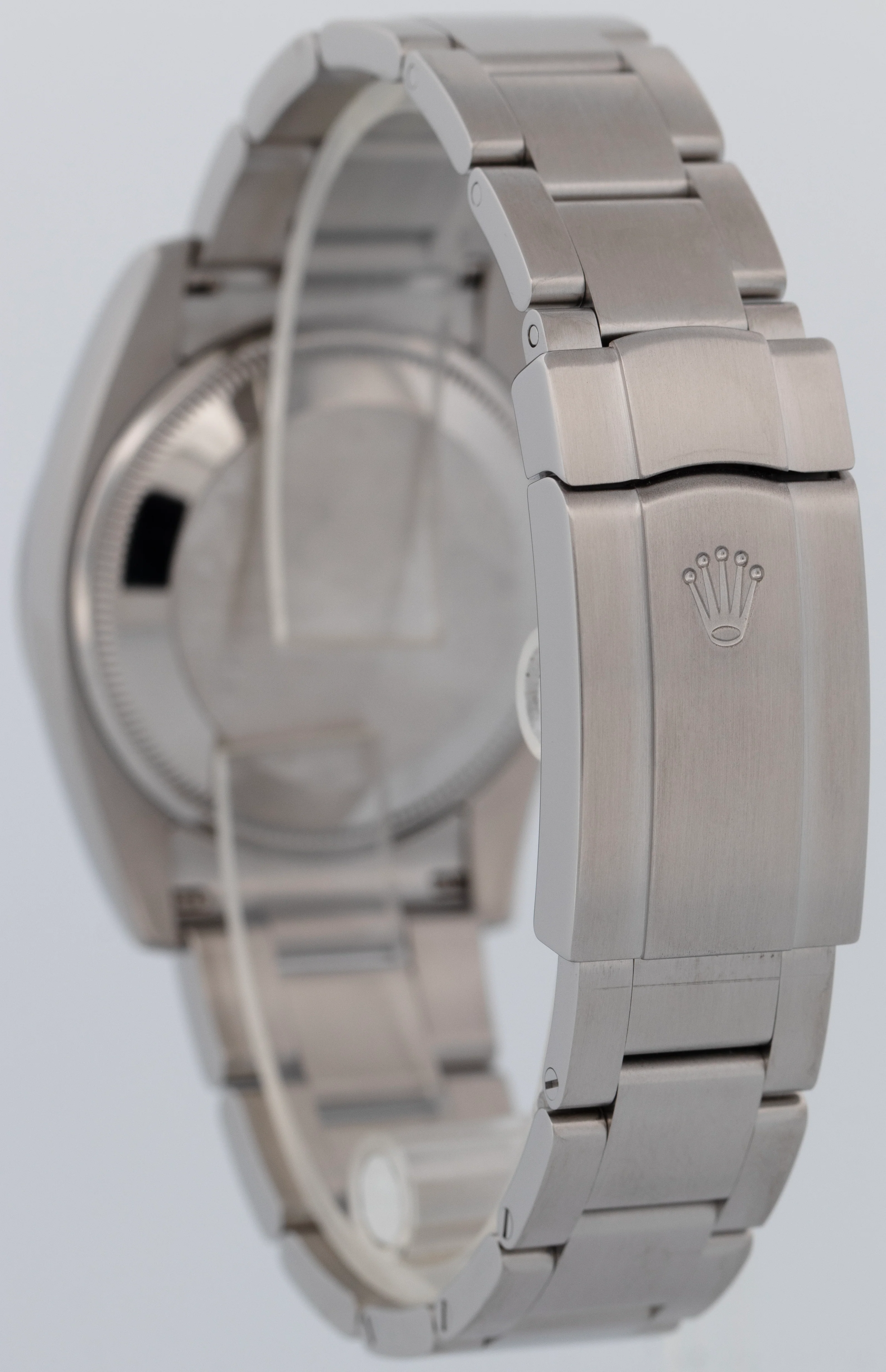 MINT Rolex Air-King White 3-6-9 Stainless Steel 34mm Automatic Watch 114200 - Image 4
