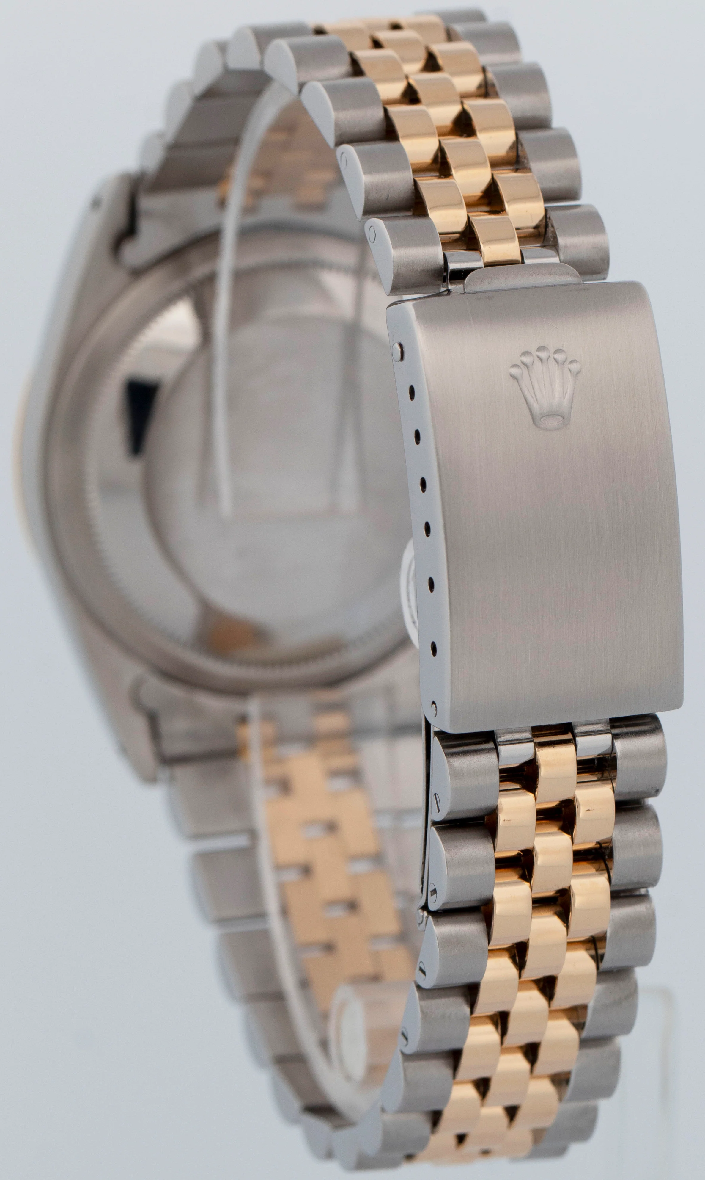 Rolex DateJust 36mm FACTORY DIAMOND Champagne Two-Tone 18K Gold Watch 16233 - Image 5