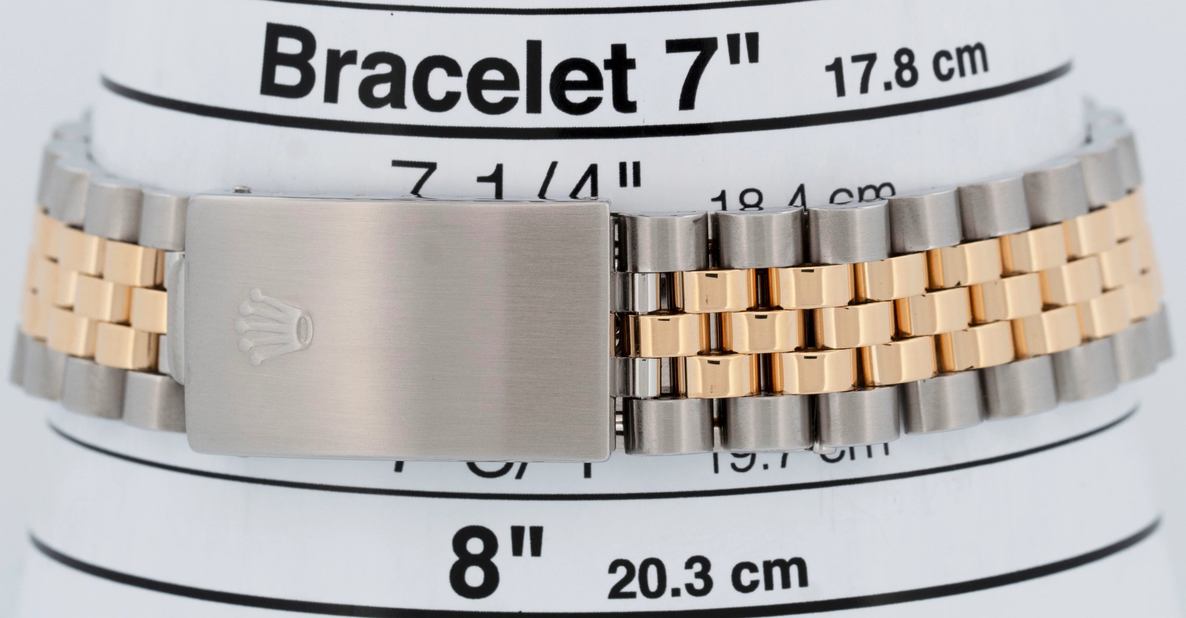 Rolex DateJust 36mm FACTORY DIAMOND Champagne Two-Tone 18K Gold Watch 16233 - Image 8