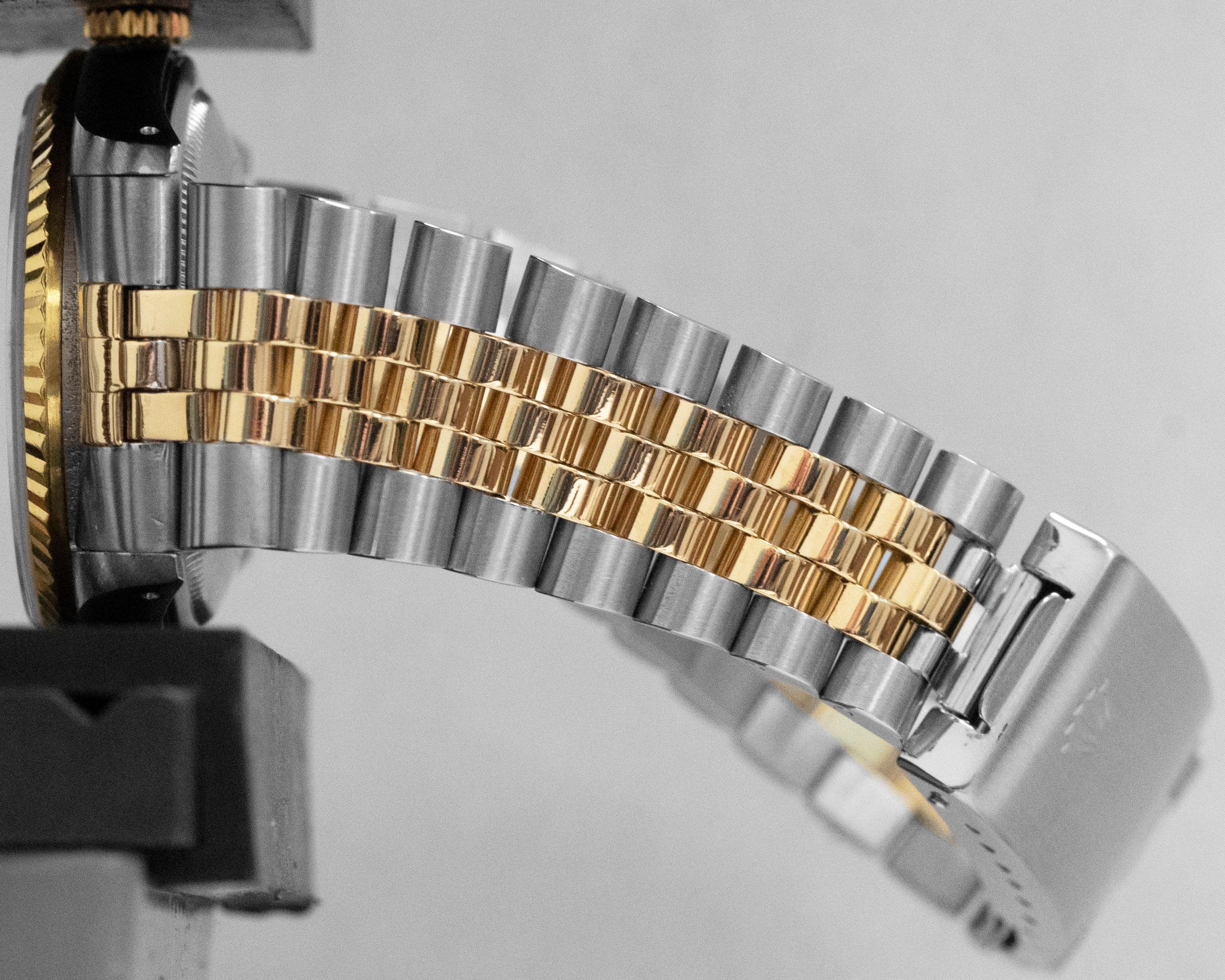 Rolex DateJust 36mm FACTORY DIAMOND Champagne Two-Tone 18K Gold Watch 16233 - Image 9