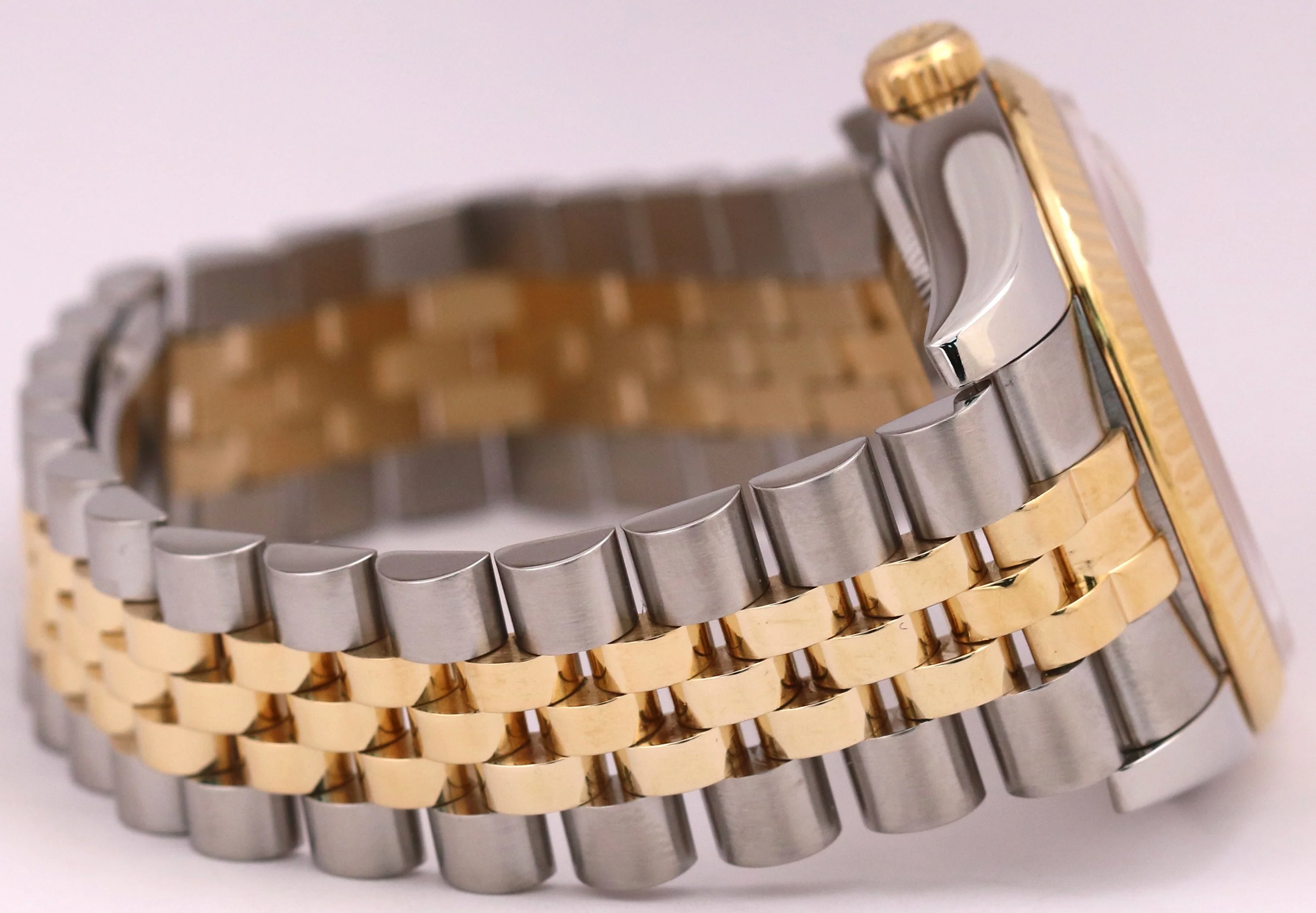 MINT Rolex DateJust 36mm SILVER DIAMOND 18K Gold SUPER JUBILEE 116233 Watch - Image 8