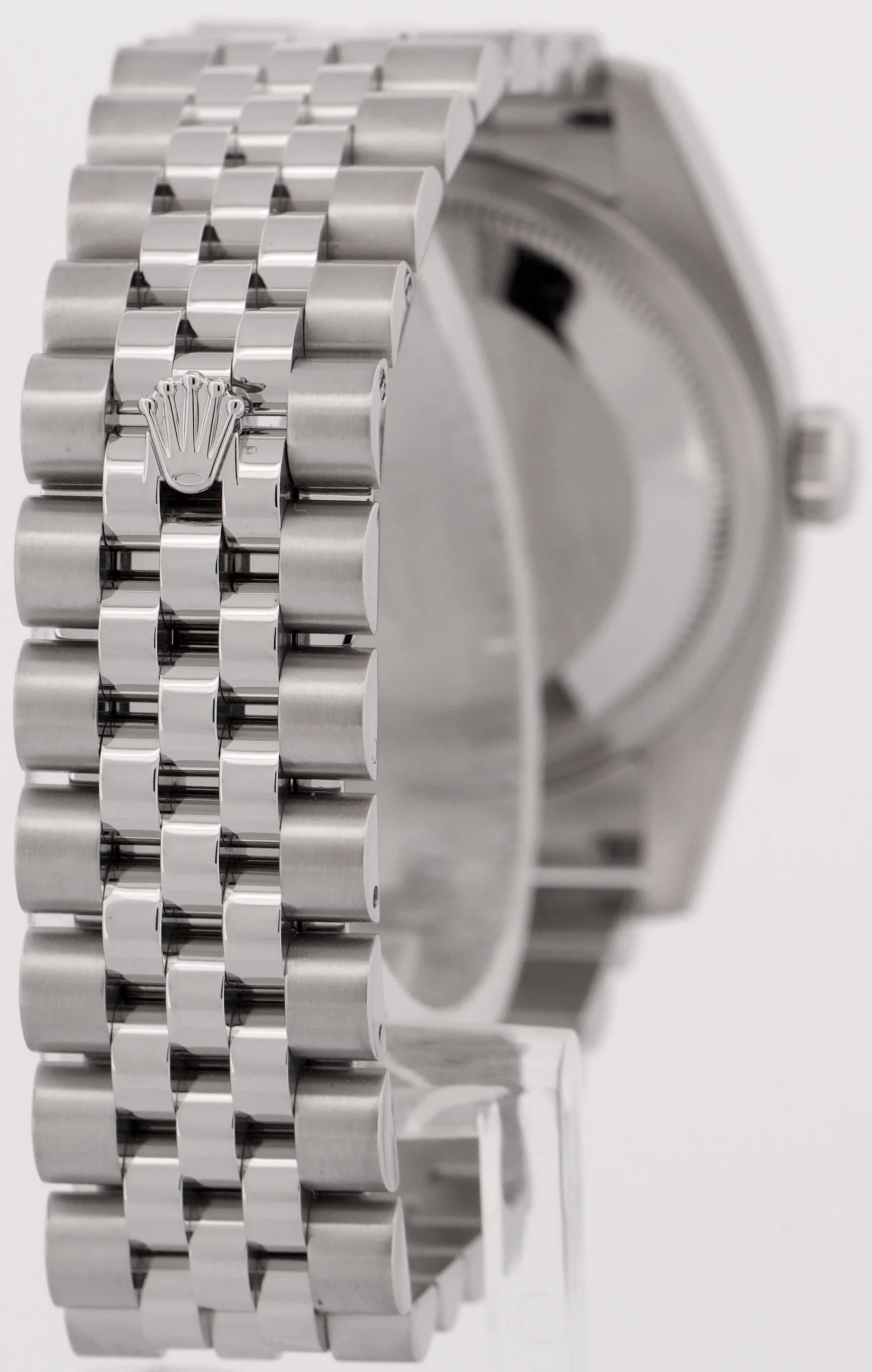 MINT Rolex DateJust BLACK JUBILEE DIAMOND 36mm 18K White Gold Steel 116234 Watch - Image 6