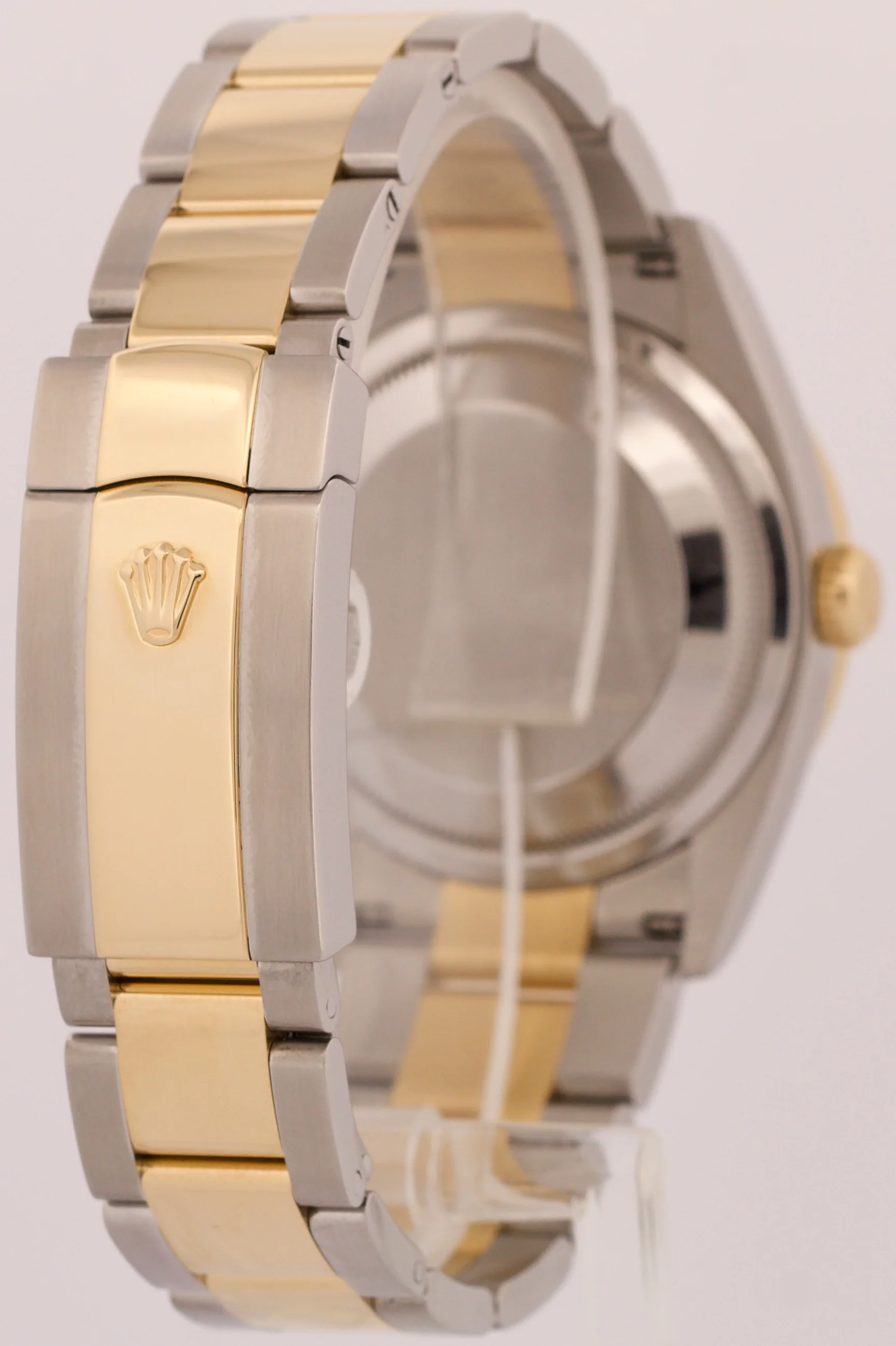 MINT Rolex DateJust WHITE ROMAN DIAMOND 36mm 18K Yellow Gold Oyster Steel 126203 - Image 6