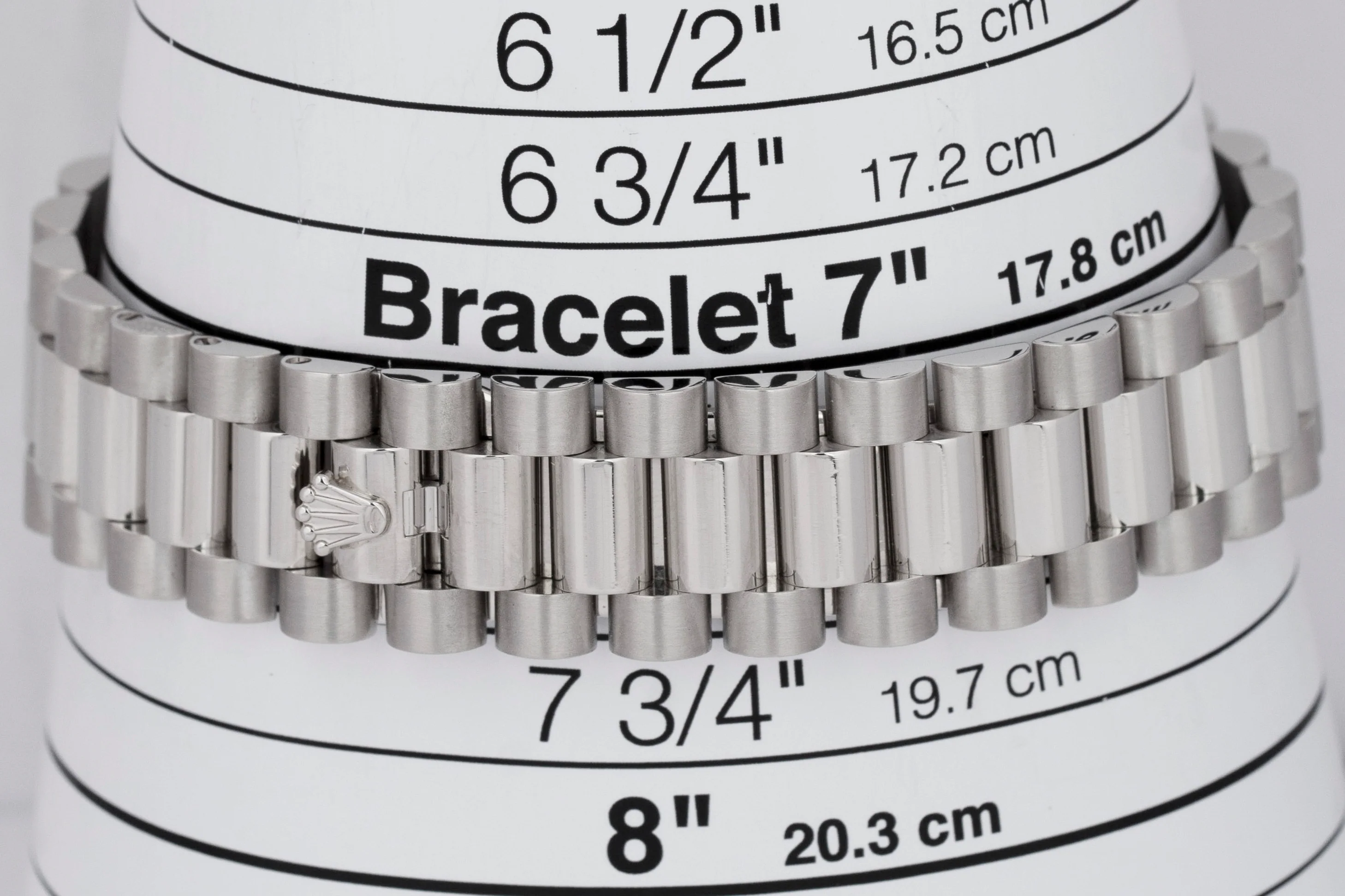 MINT Rolex Day-Date Presidential 36mm Silver DIAMOND 950 Platinum Watch 118206 - Image 9