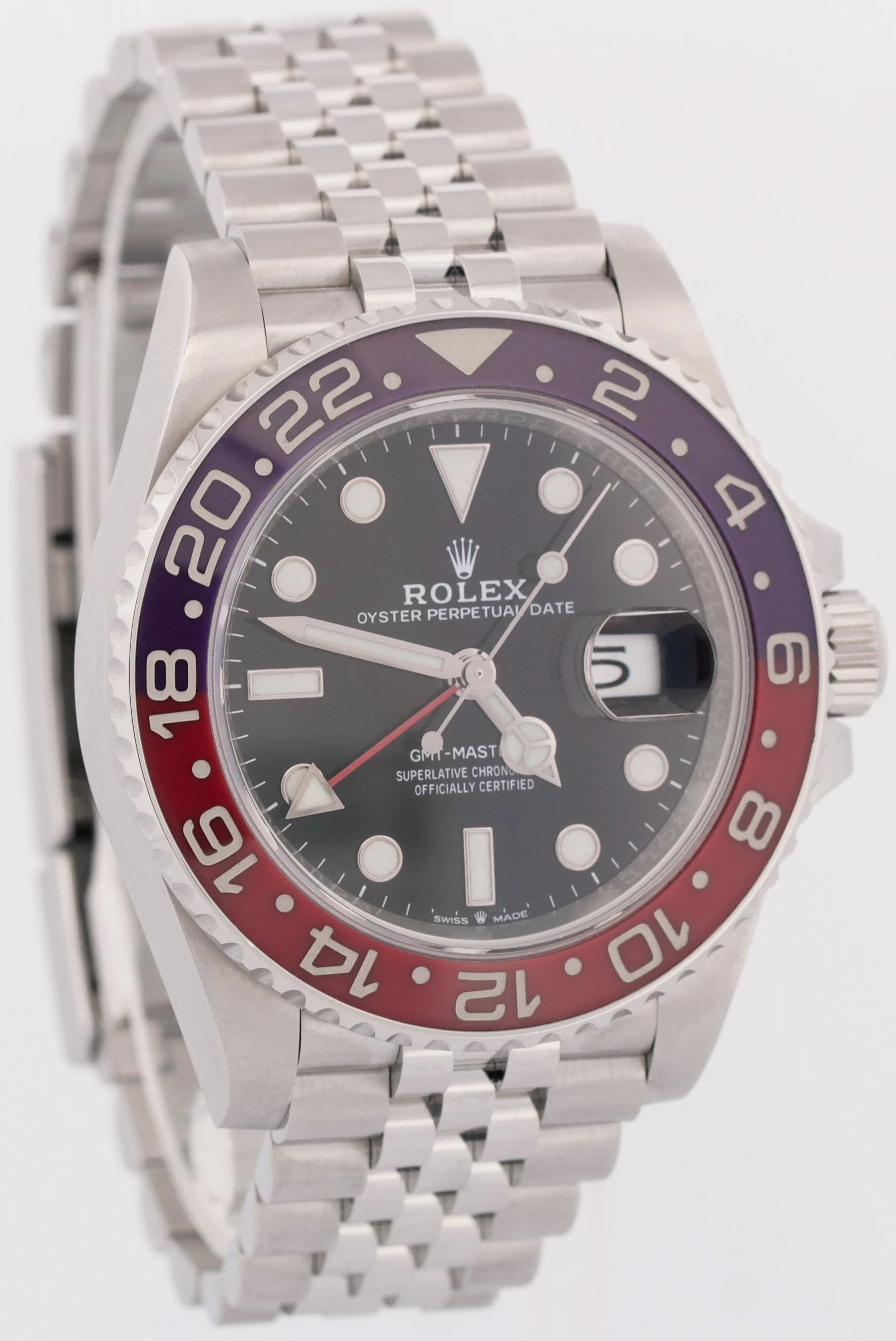 MINT Rolex GMT-Master II 40mm PEPSI Red Blue Stainless JUBILEE 126710 BLRO BOX - Image 4