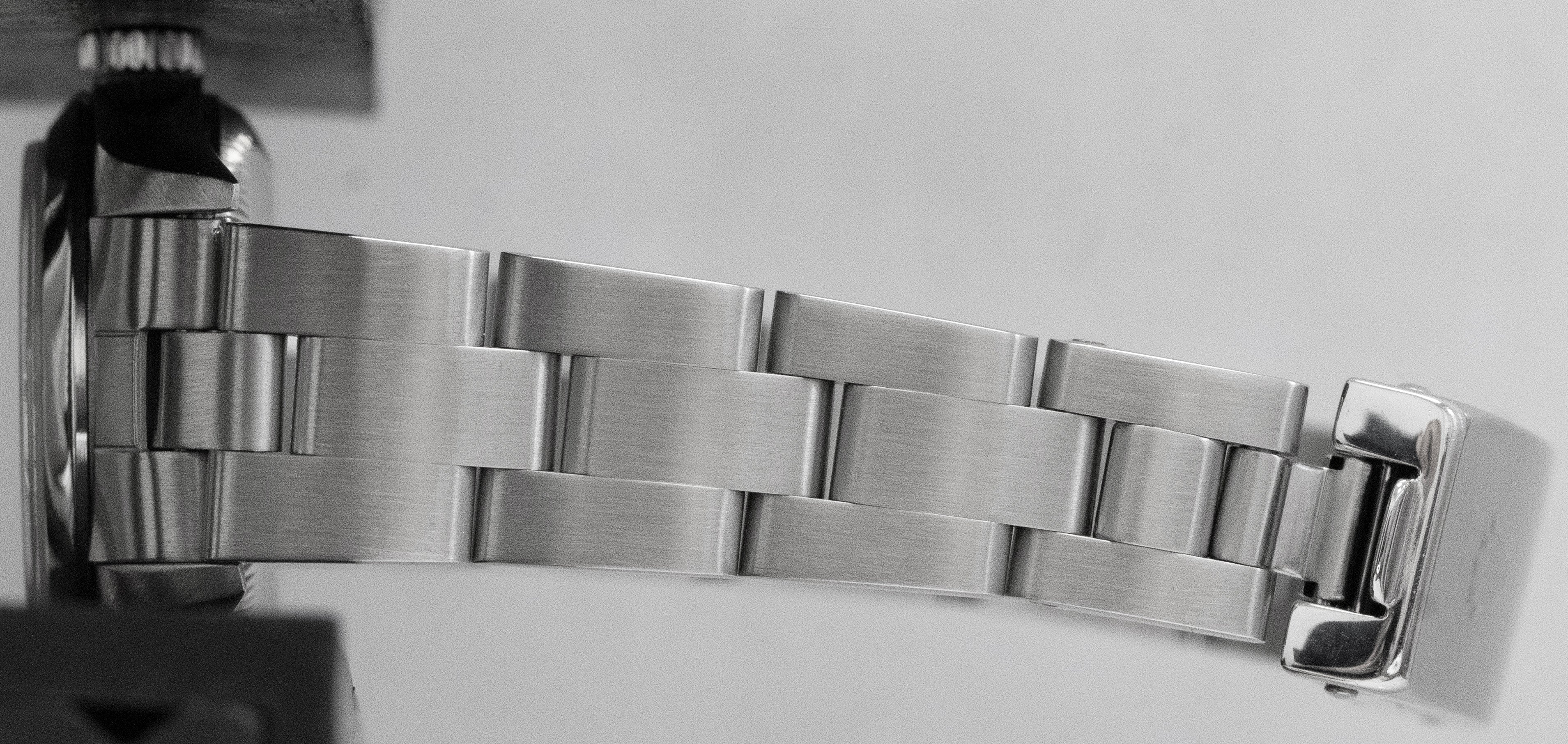 MINT Rolex Oyster Perpetual 24mm White Stainless Oyster NO-HOLES Watch 76080 - Image 10