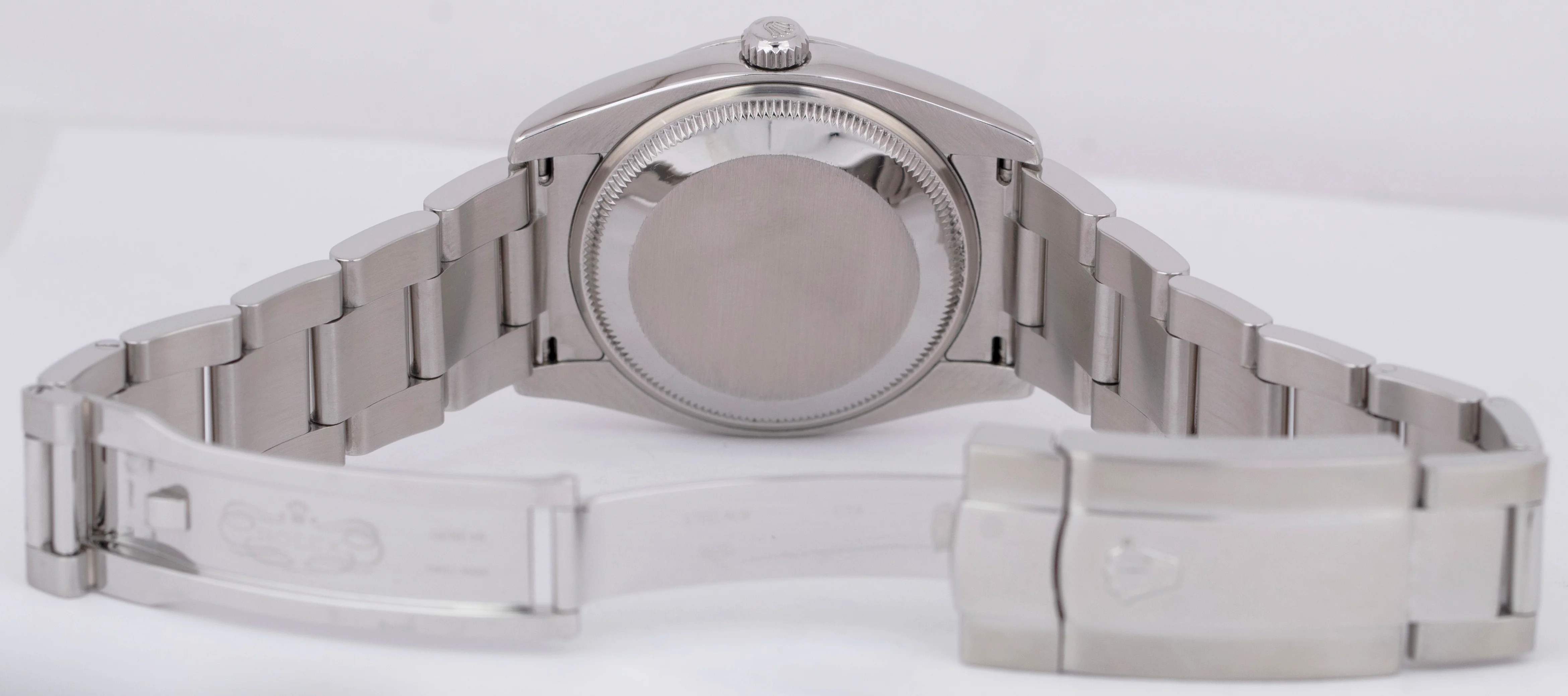 MINT Rolex Oyster Perpetual Date 34mm Black Dial Stainless Steel 115200 Watch - Image 8