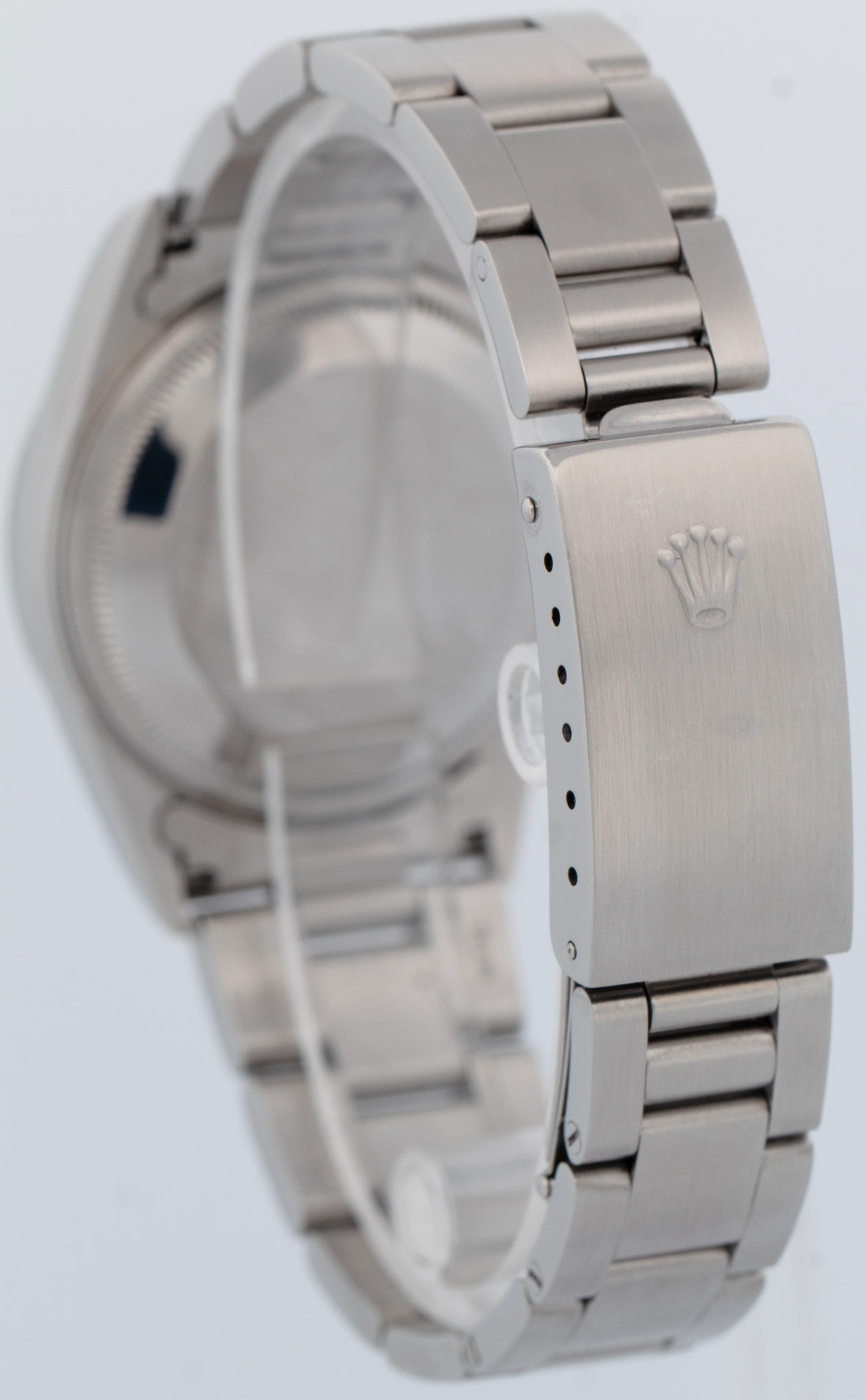 MINT Rolex Oyster Perpetual Date 34mm Black Dial Stainless Steel Watch 15200 - Image 4