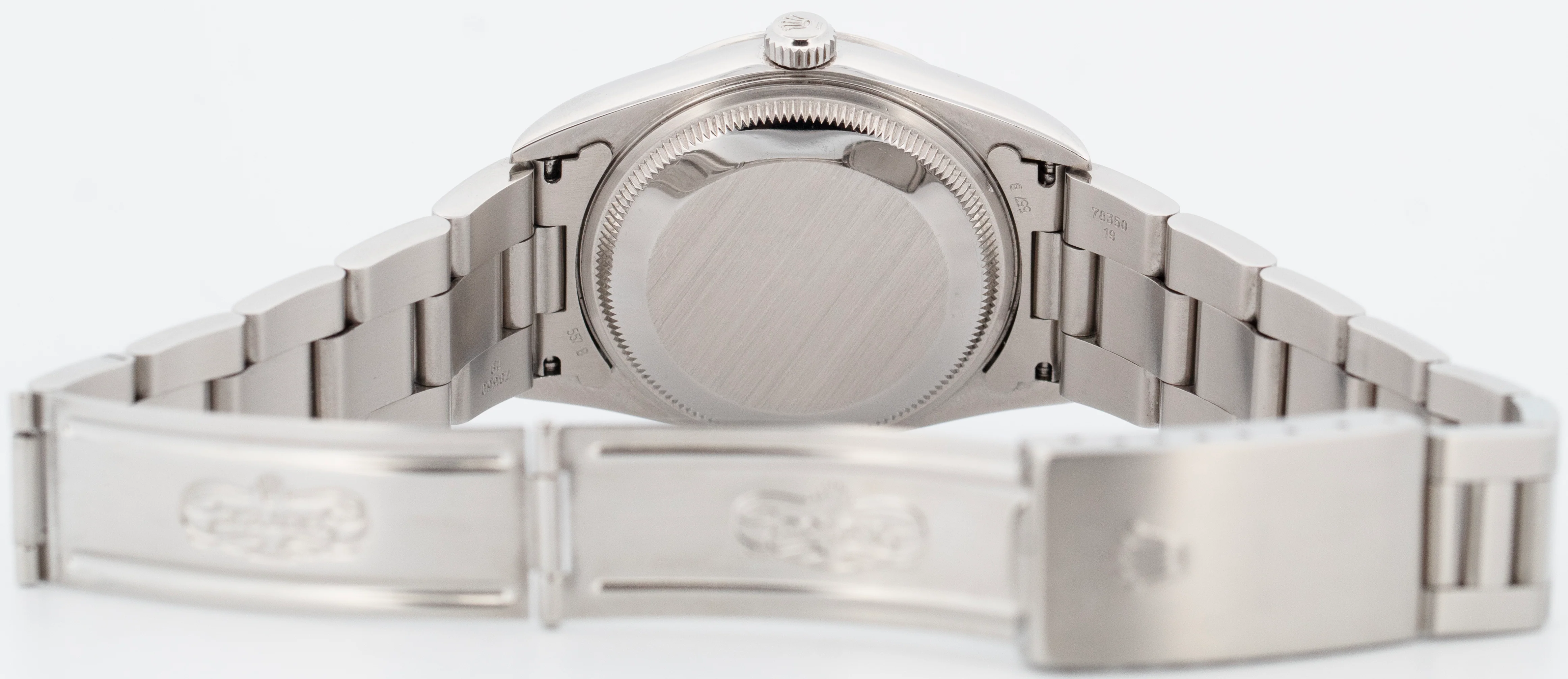 MINT Rolex Oyster Perpetual Date 34mm Black Dial Stainless Steel Watch 15200 - Image 7