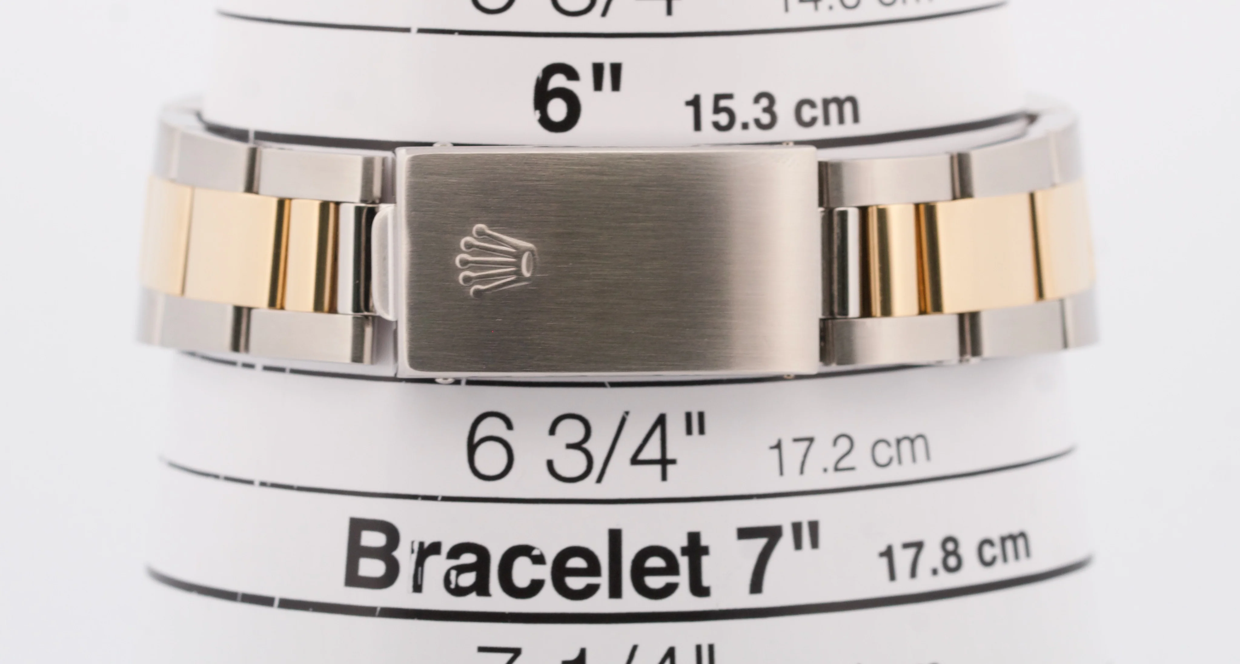 MINT Rolex Oyster Perpetual WHITE ROMAN Buckley 18K Gold Steel Oyster 34mm 14233 - Image 9