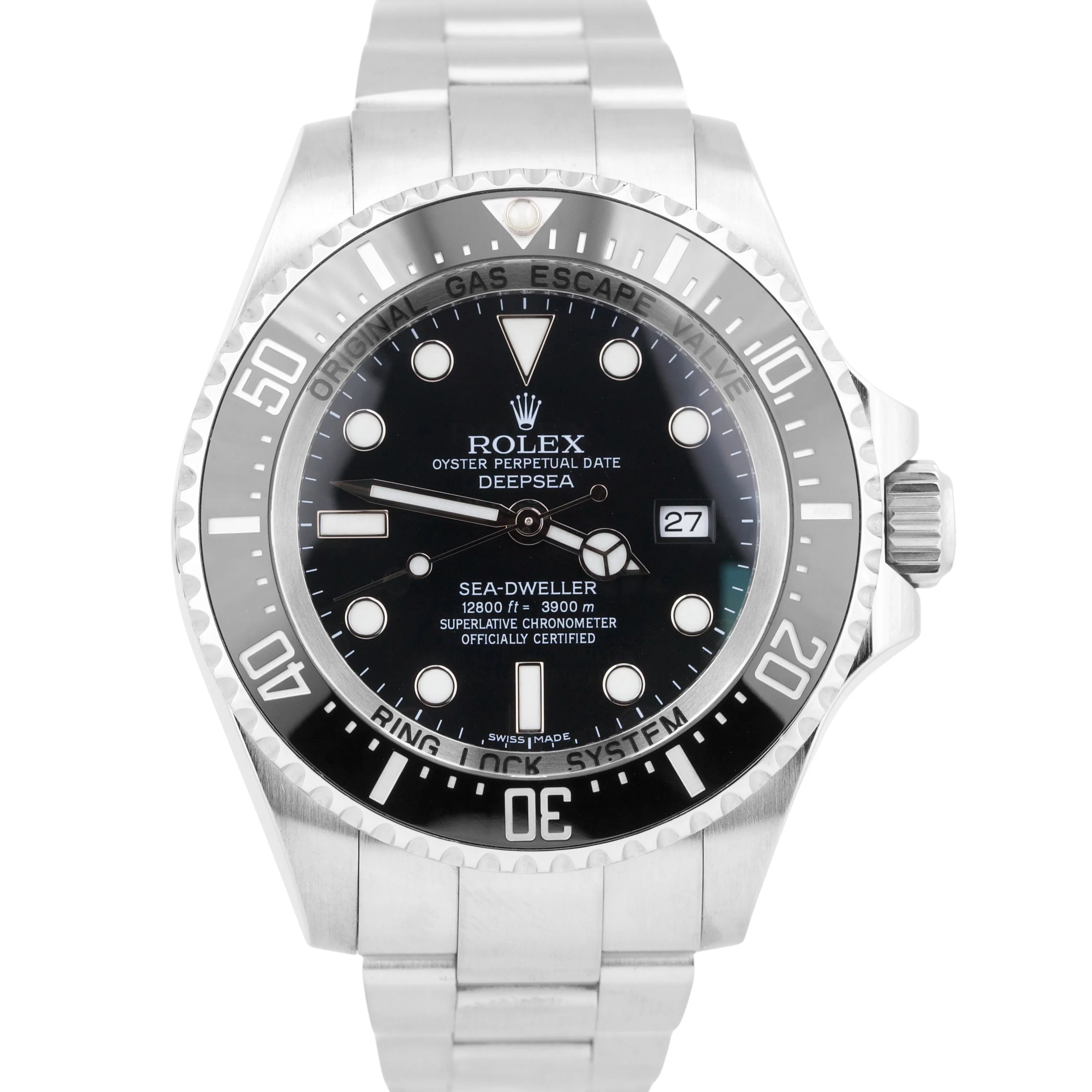 MINT Rolex Sea-Dweller Deepsea 44mm BLACK Ceramic Dive Steel 116660 Watch BOX