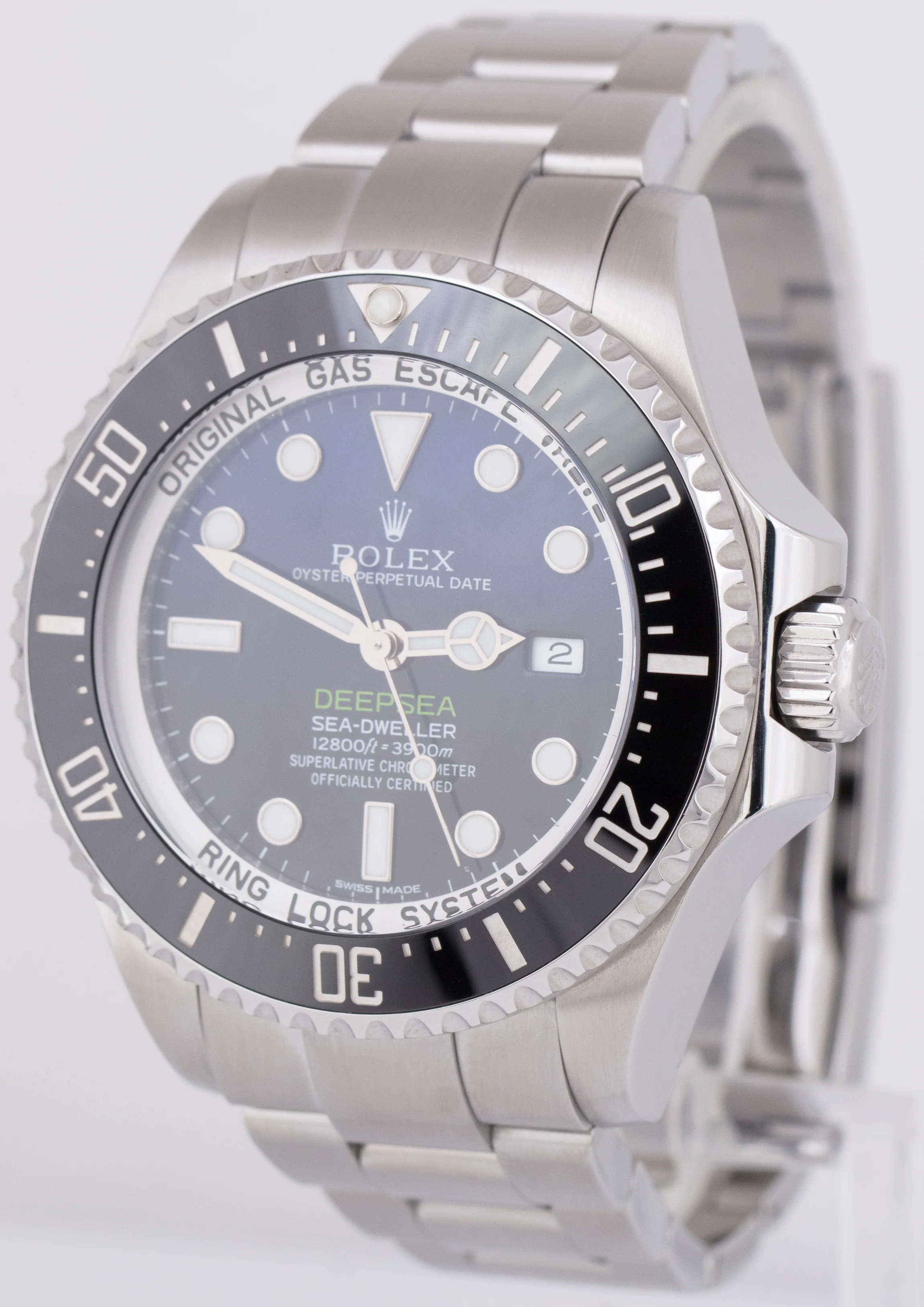 MINT Rolex Sea-Dweller Deepsea JAMES CAMERON Blue Black 116660 44mm Dive Watch - Image 3