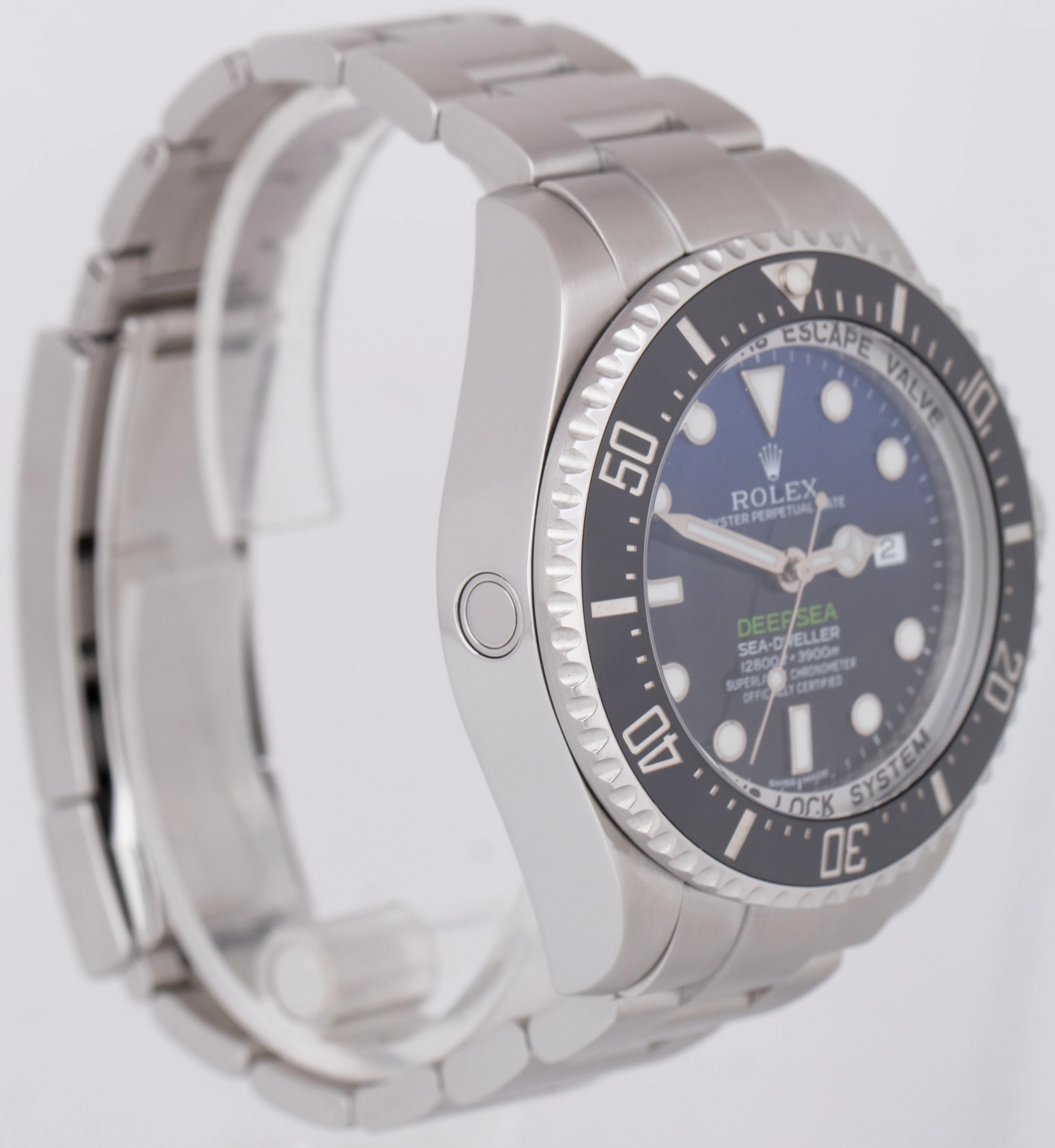 MINT Rolex Sea-Dweller Deepsea JAMES CAMERON Blue Black 116660 44mm Dive Watch - Image 4
