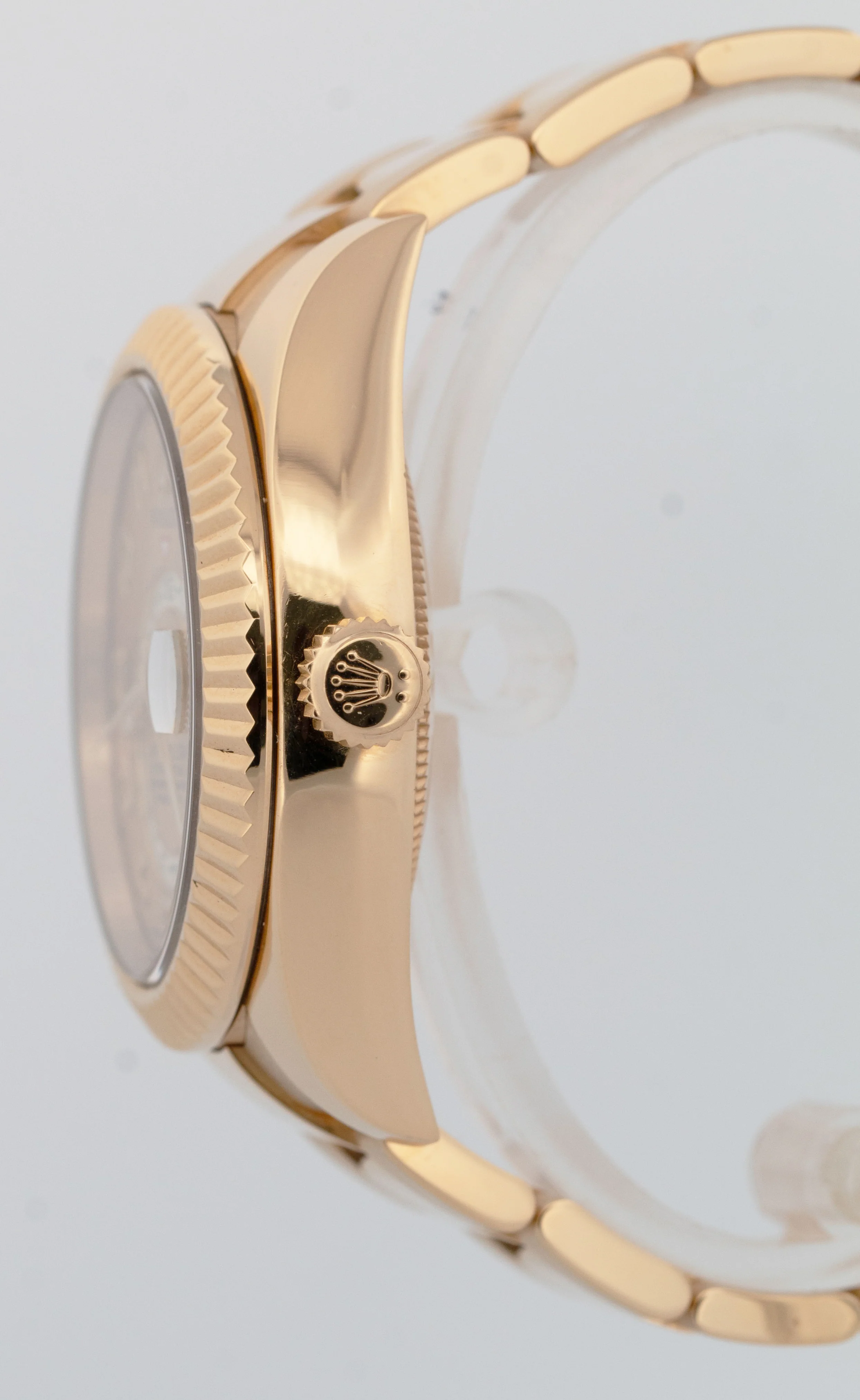 MINT Rolex Sky-Dweller CHAMPAGNE ARABIC 18K Yellow Gold Oyster 42mm 326938 Watch - Image 3