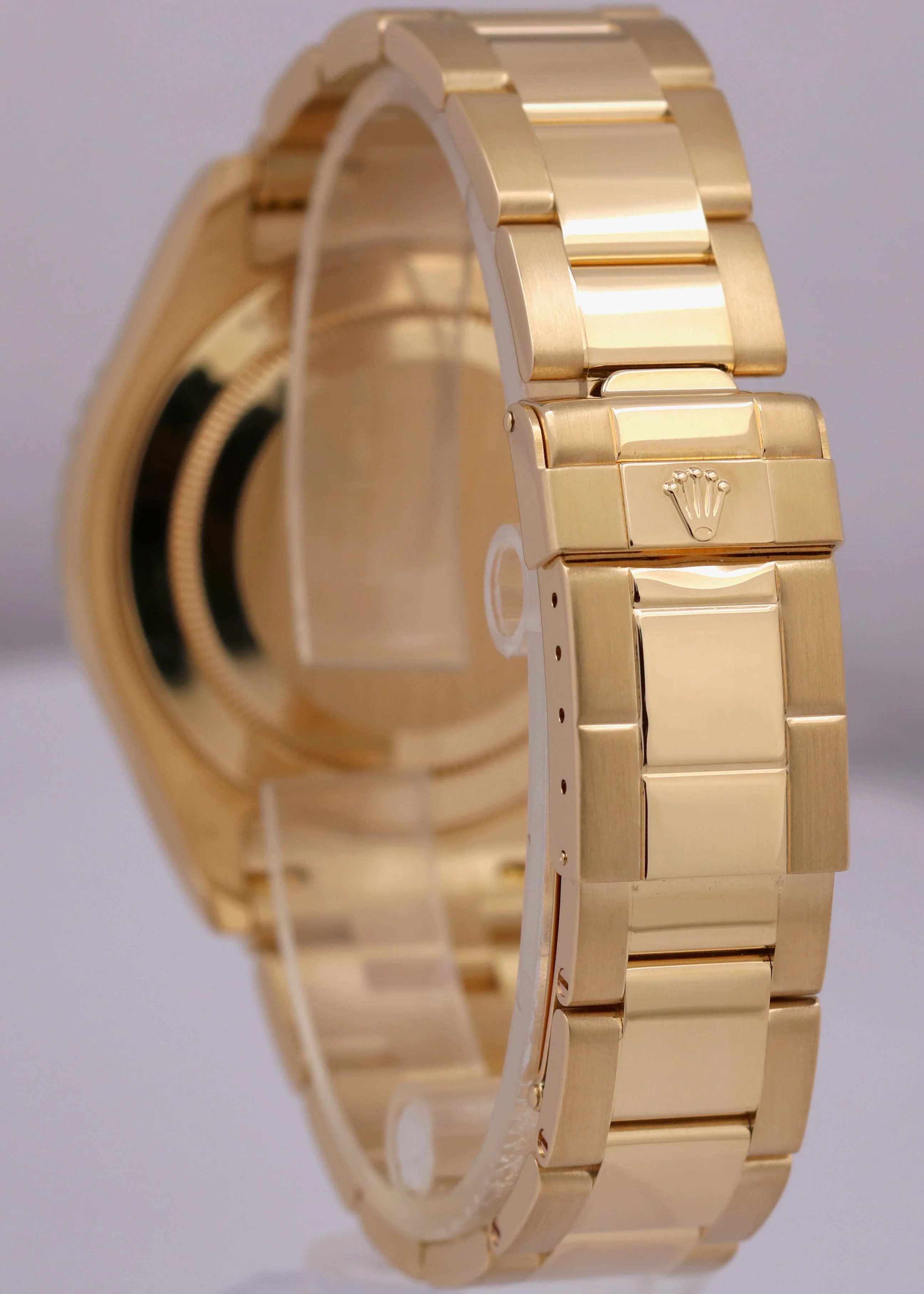MINT Rolex Yacht-Master 40 YM1 BLUE 18K Yellow 40mm NO-HOLES Oyster 16628 Watch - Image 4
