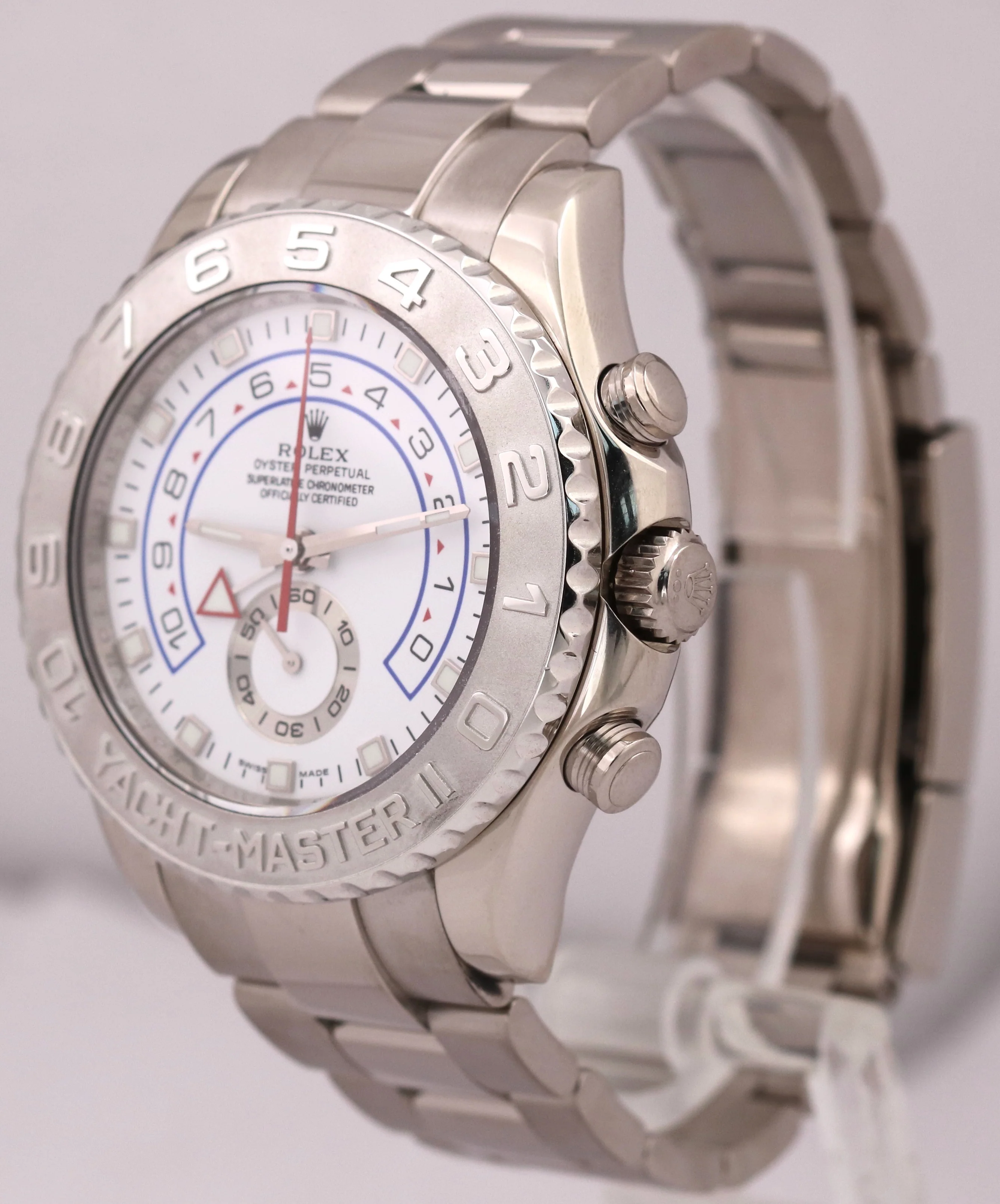 MINT Rolex Yacht-Master II 116689 18K WHITE GOLD 44mm Regatta Oyster Watch BOX - Image 3