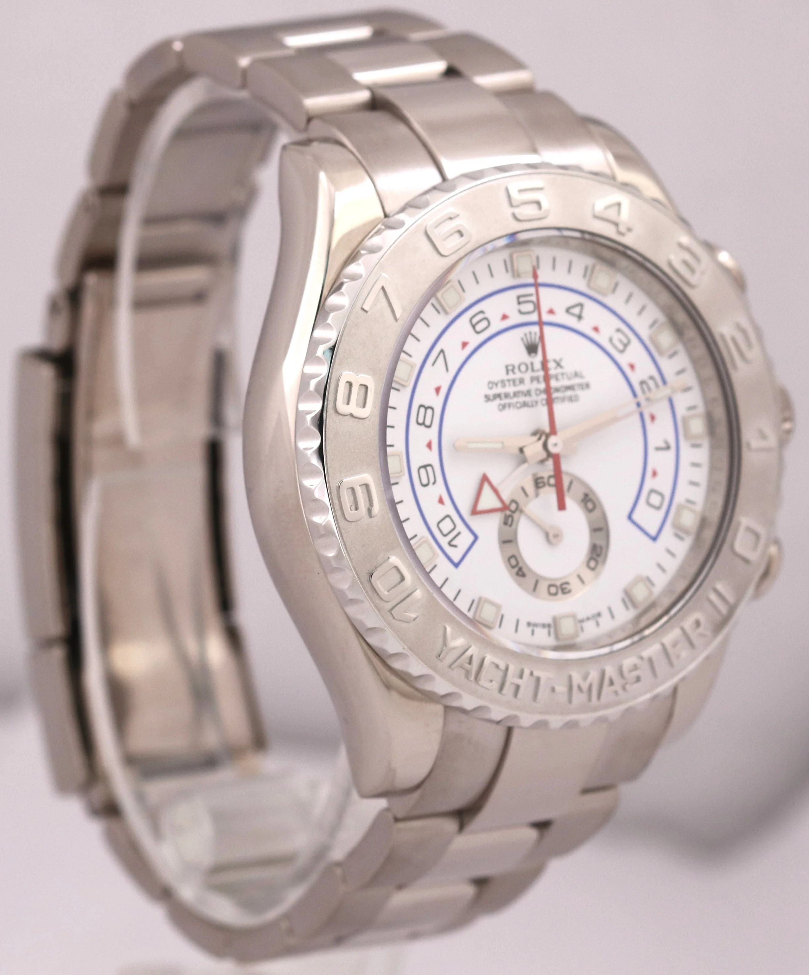 MINT Rolex Yacht-Master II 116689 18K WHITE GOLD 44mm Regatta Oyster Watch BOX - Image 4