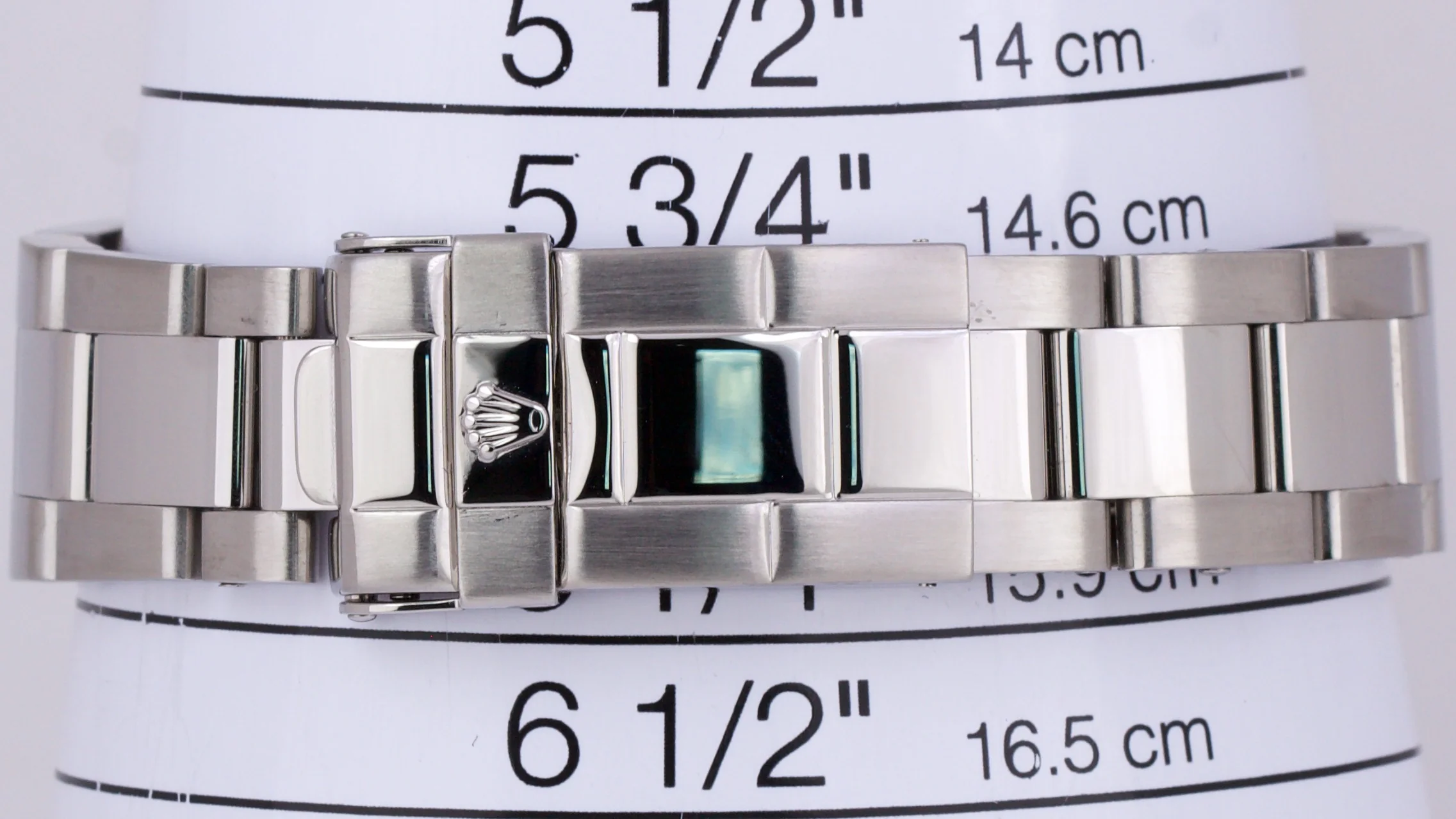 MINT Rolex Yacht-Master Mid-Size PLATINUM Stainless Steel 35mm 168622 Date Watch - Image 8