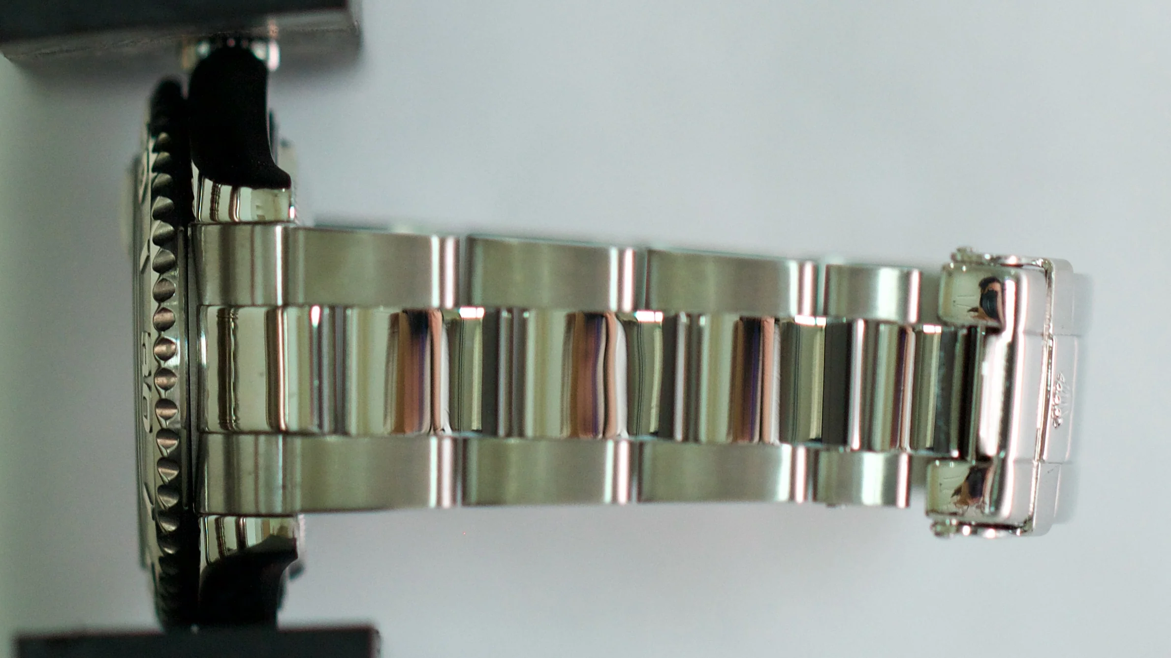 MINT Rolex Yacht-Master Mid-Size PLATINUM Stainless Steel 35mm 168622 Date Watch - Image 9