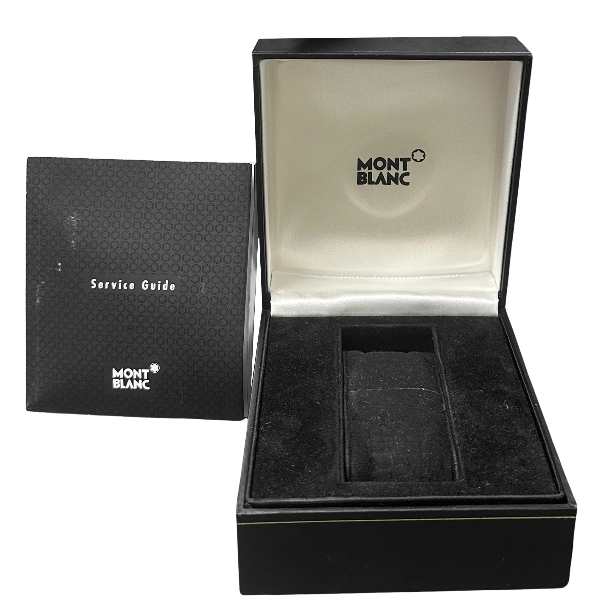 Montblanc Star Meisterstuck Day Date Chronograph Silver 38mm 7016 Watch BOX - Image 2