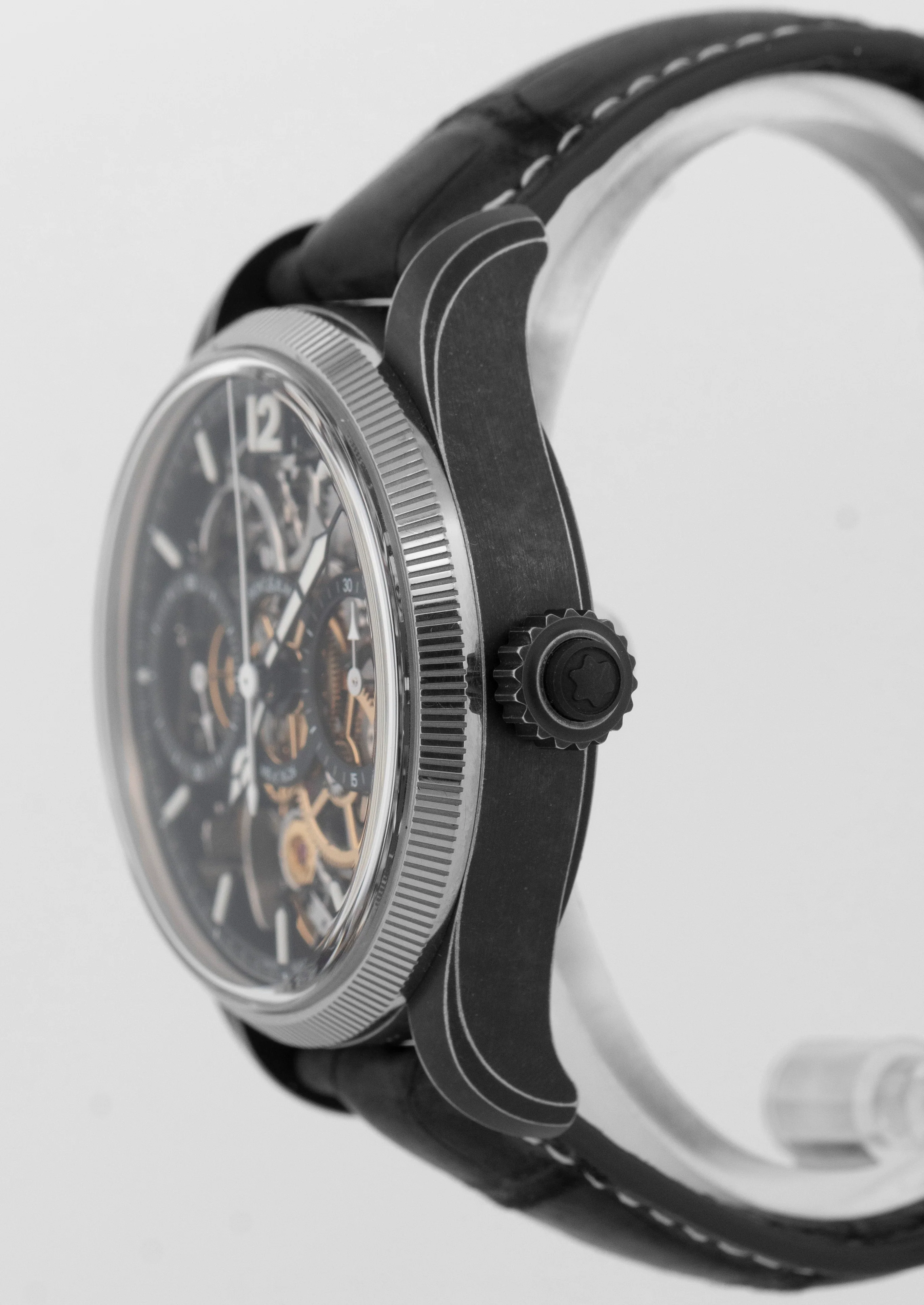 Montblanc 1858 Unveiled Secret Minerva Skeleton Monopusher Chronograph 131155 - Image 3