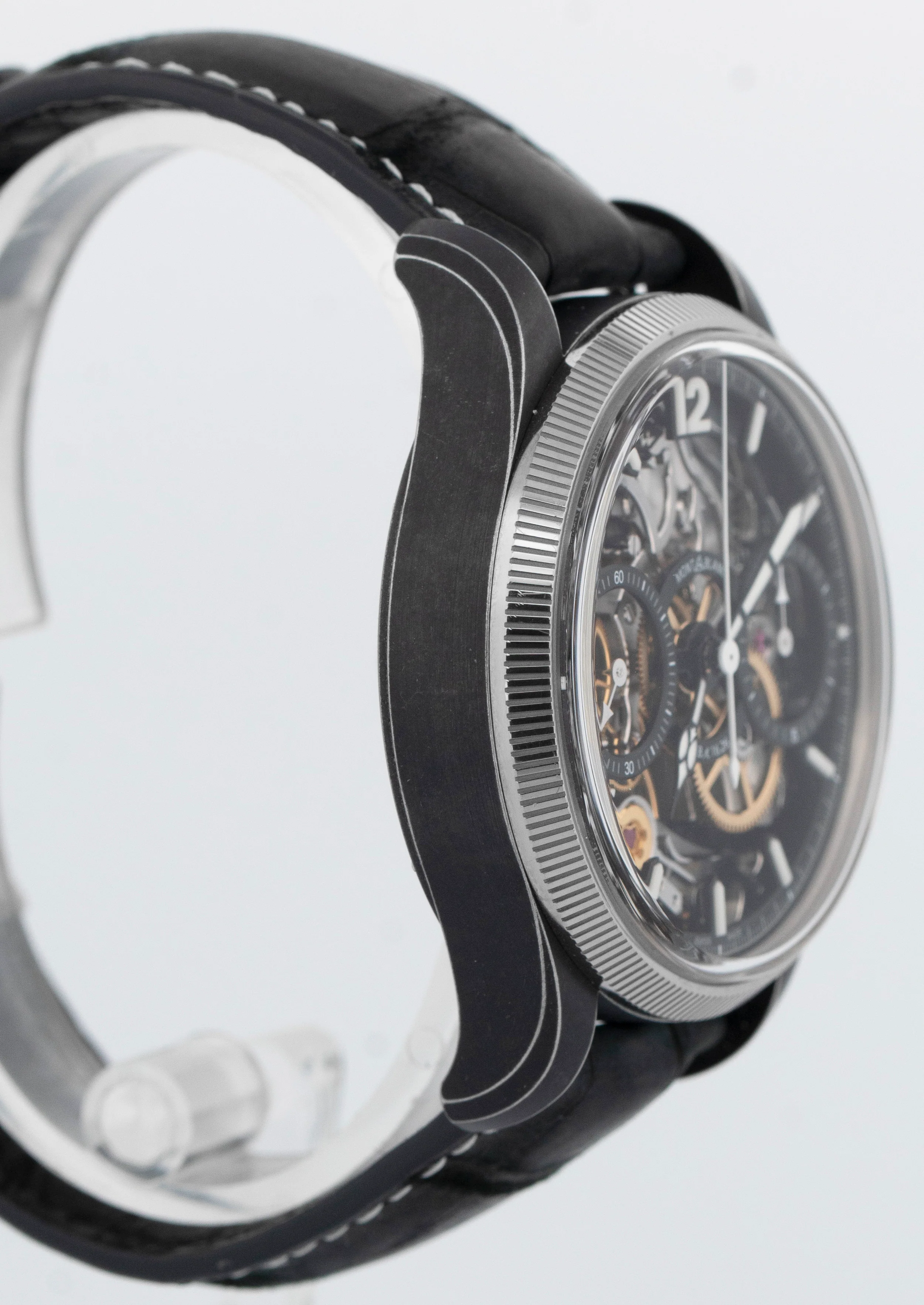 Montblanc 1858 Unveiled Secret Minerva Skeleton Monopusher Chronograph 131155 - Image 4