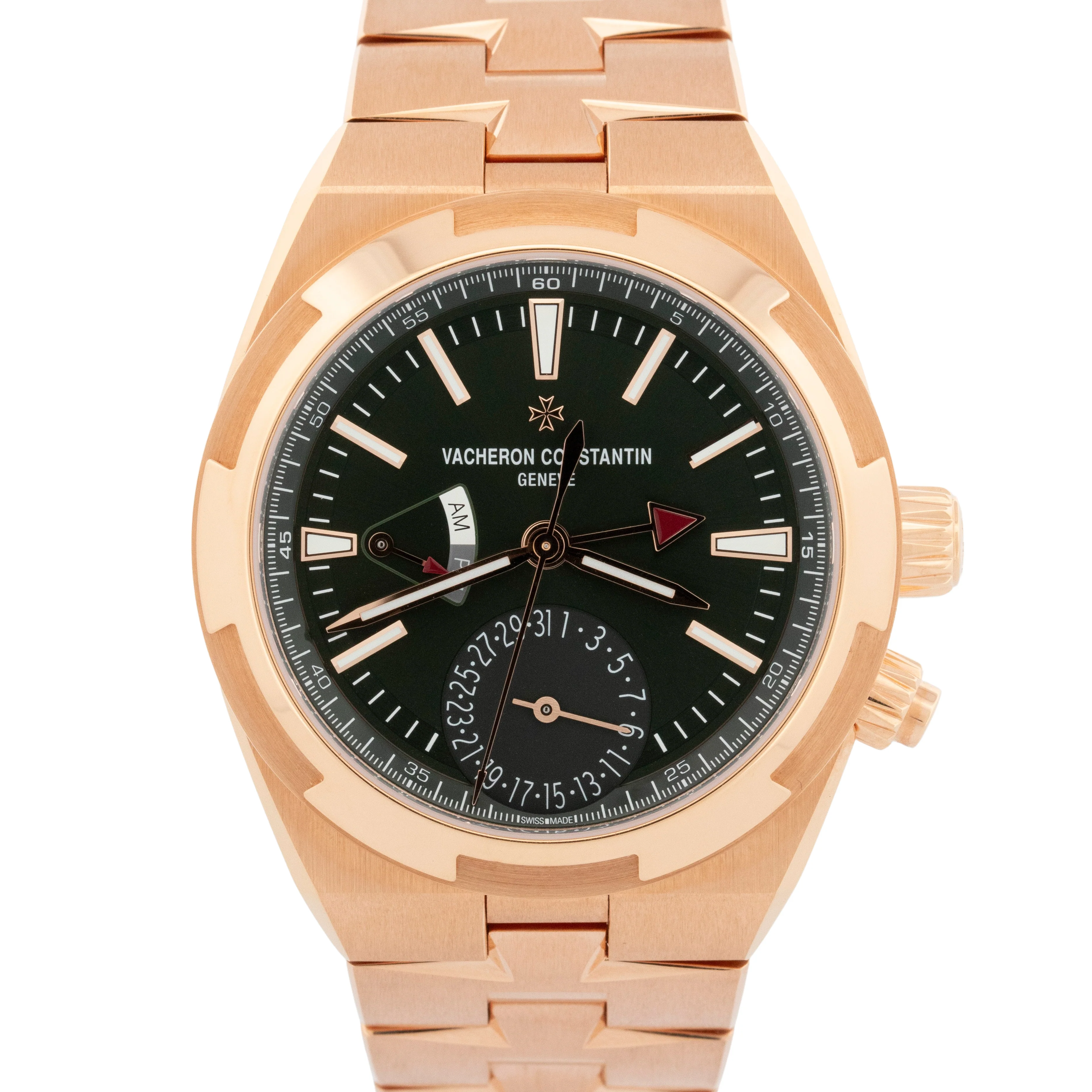NEW 2024 PAPERS Vacheron Constantin Overseas Green 41mm Rose Gold 7920V/210R BOX