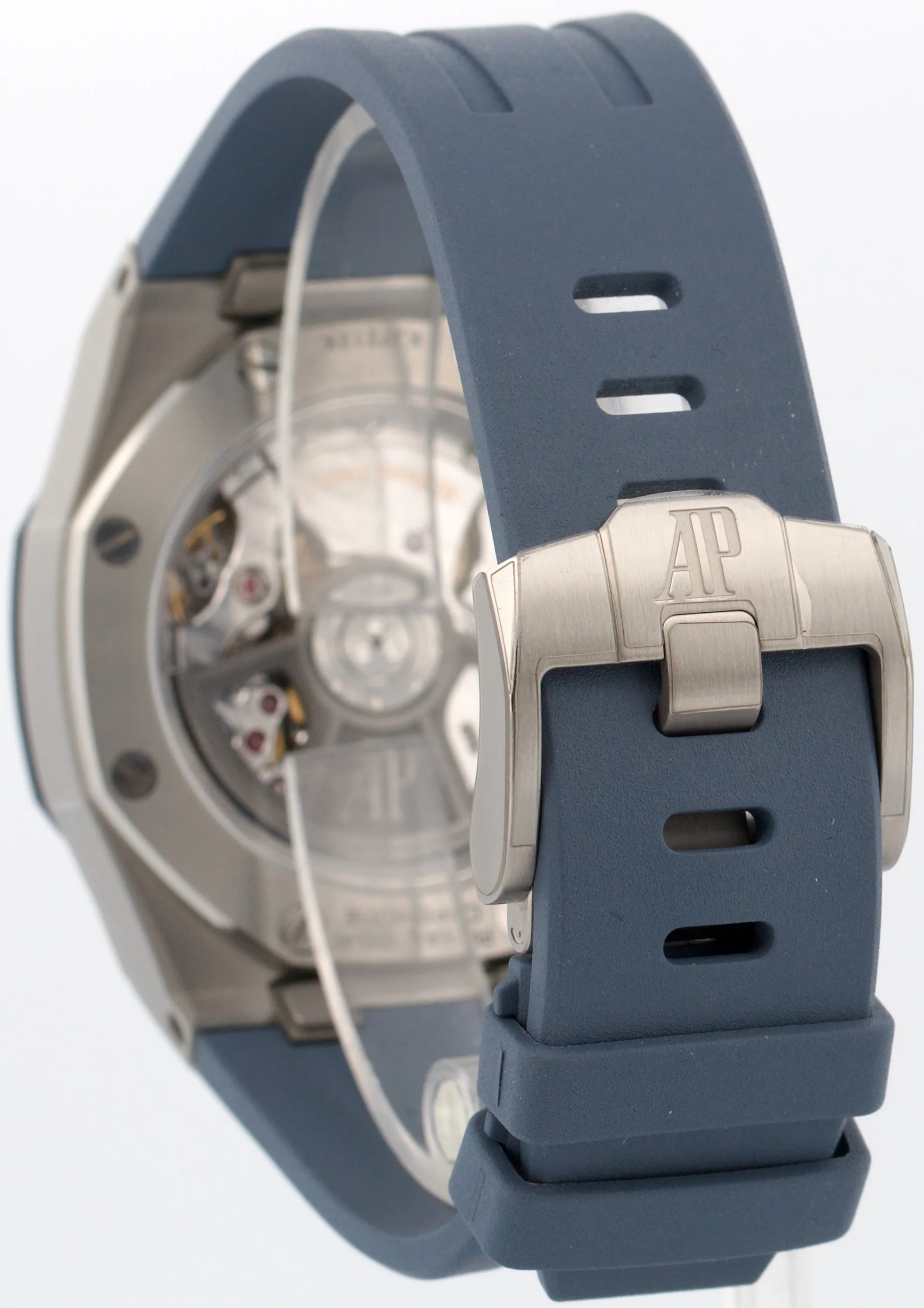 NEW 2025 PAPERS Audemars Piguet Royal Oak Offshore BLUE Rubber 43mm 15605SK BOX - Image 5