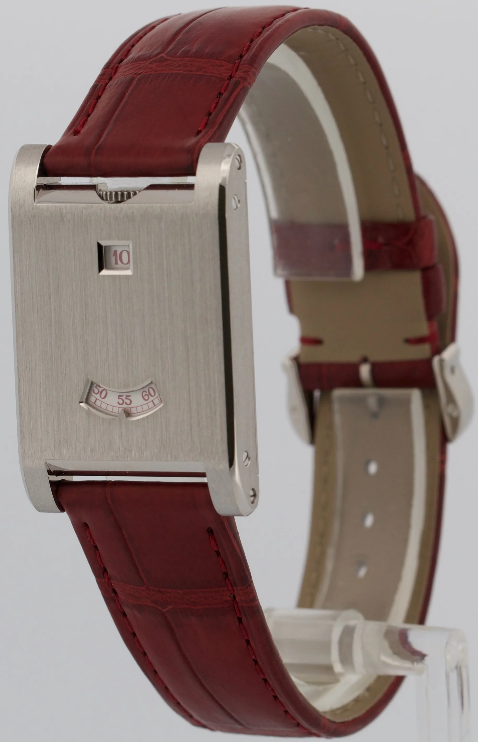 NEW 2025 PAPERS Cartier Tank à Guichets PLATINUM Manual 25mm WGTA0236 4582 BOX - Image 3