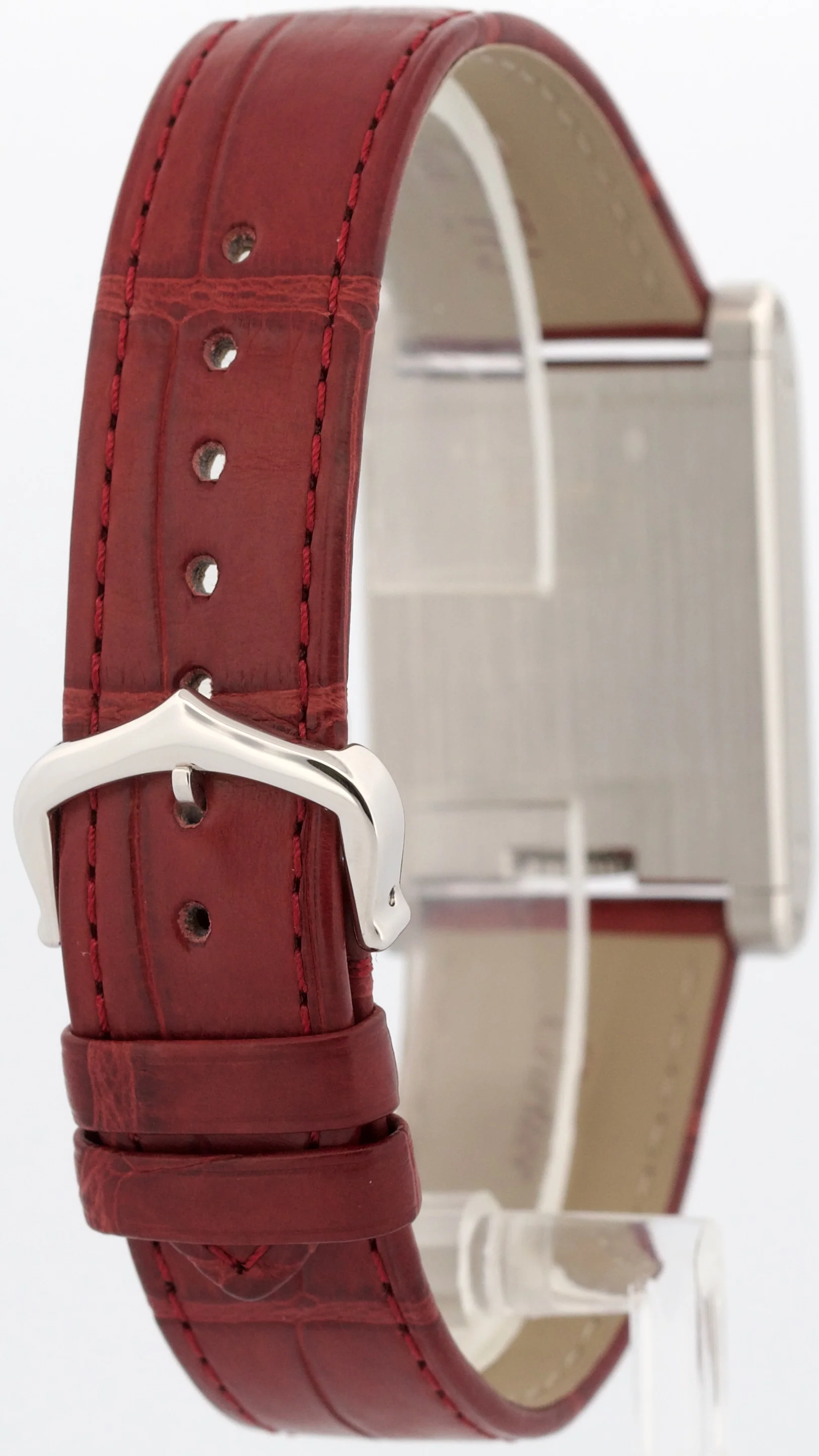 NEW 2025 PAPERS Cartier Tank à Guichets PLATINUM Manual 25mm WGTA0236 4582 BOX - Image 6