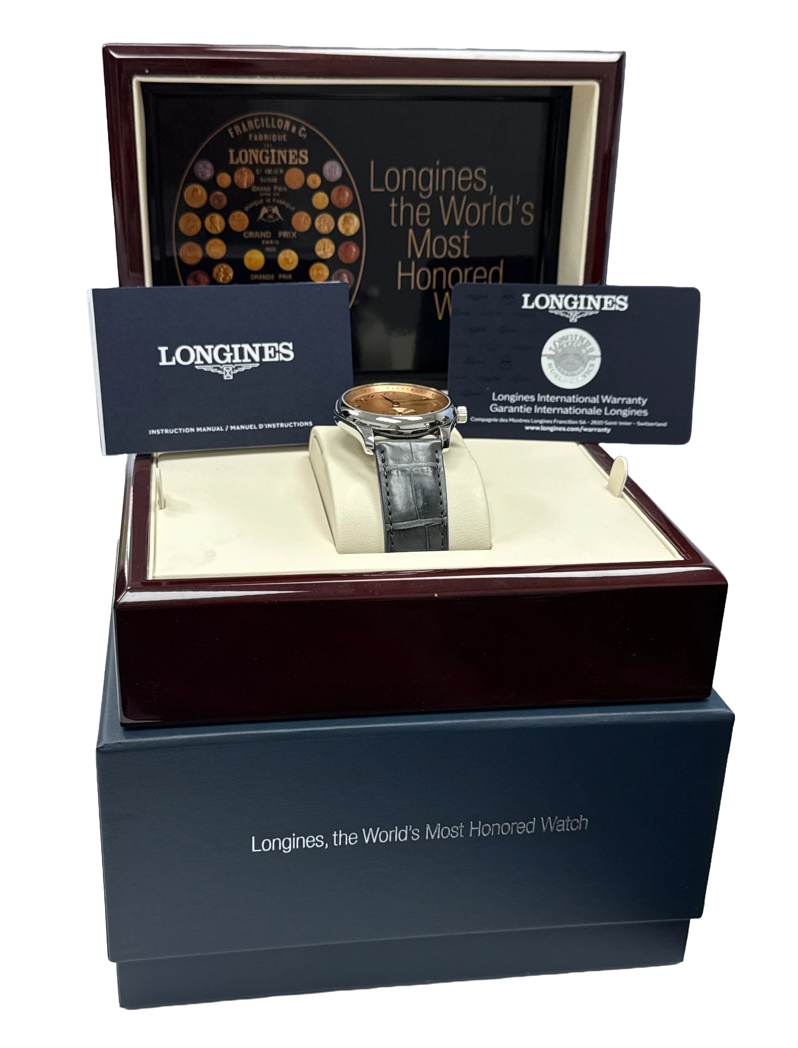 NEW 2025 PAPERS Longines Master Collection SALMON 38.5mm Steel L2.843.4.93.2 BOX - Image 2