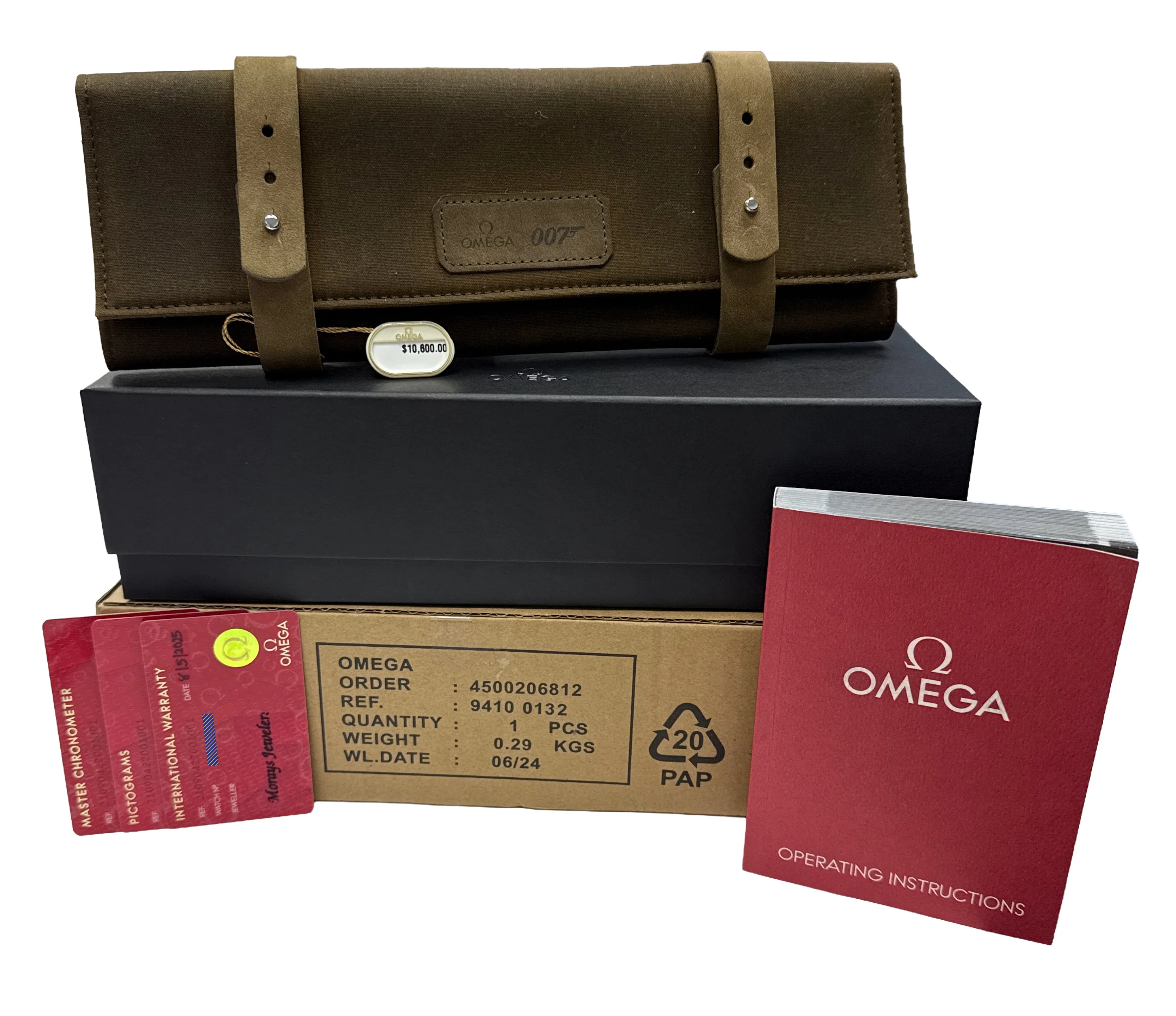 NEW 2025 PAPERS Omega Seamaster NO TIME TO DIE 42mm Titanium 210.90.42.20.01.001 - Image 2