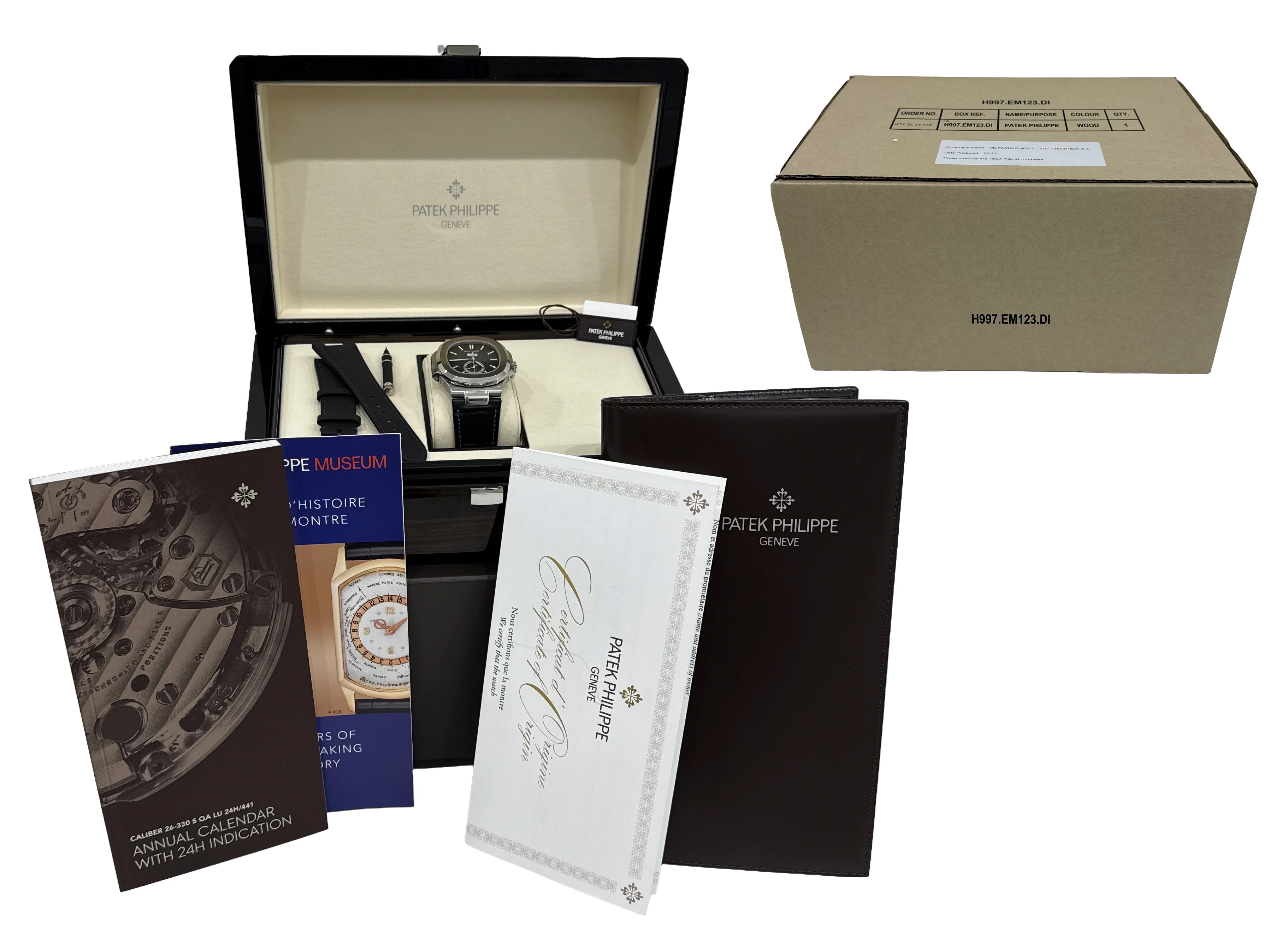 NEW 2025 PAPERS Patek Philippe Nautilus Moonphase Steel 40.5mm 5726A-001 BOX - Image 2