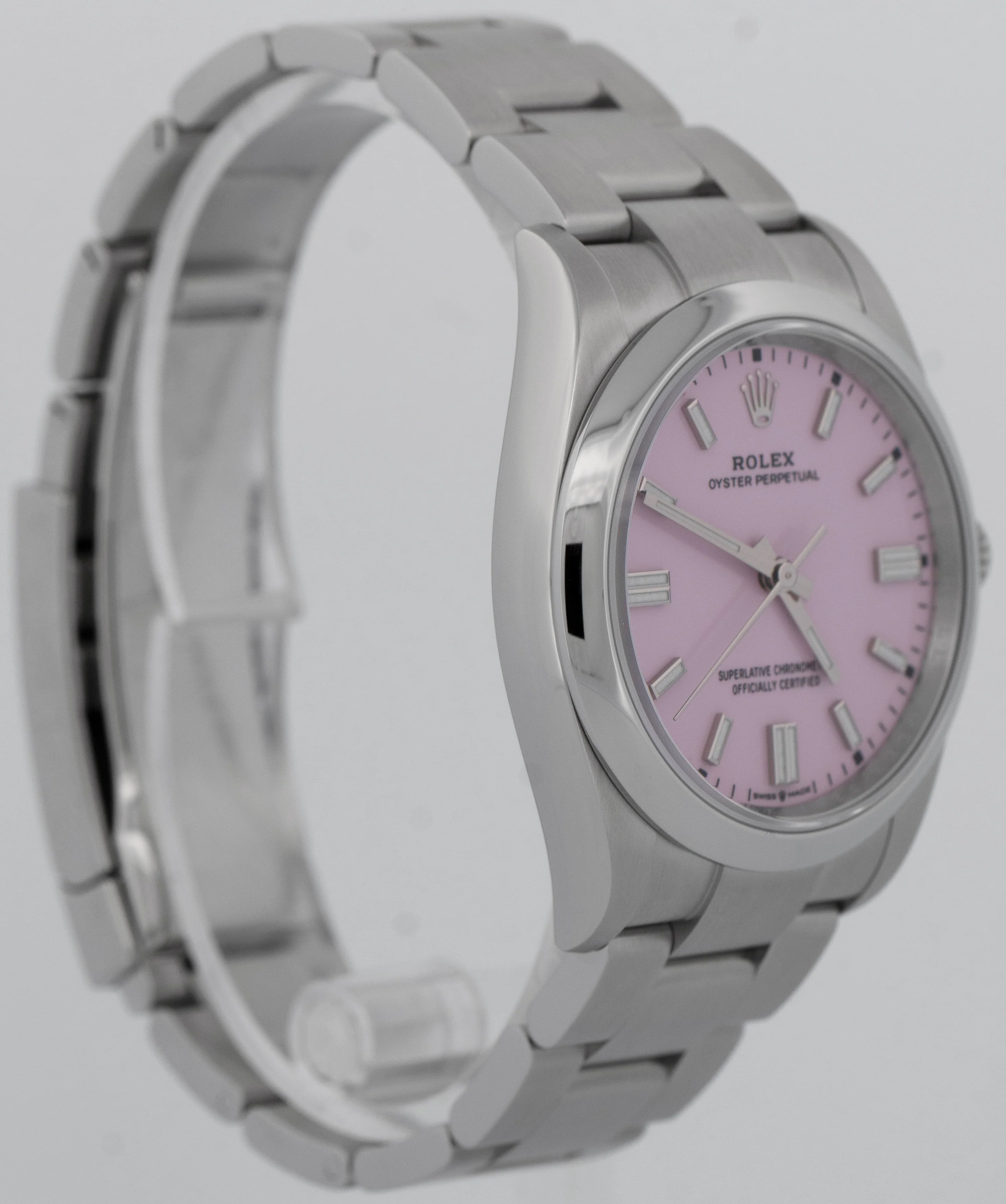 NEW 2025 PAPERS Rolex Oyster Perpetual 36 CANDY PINK Steel 36mm 126000 Watch BOX - Image 4