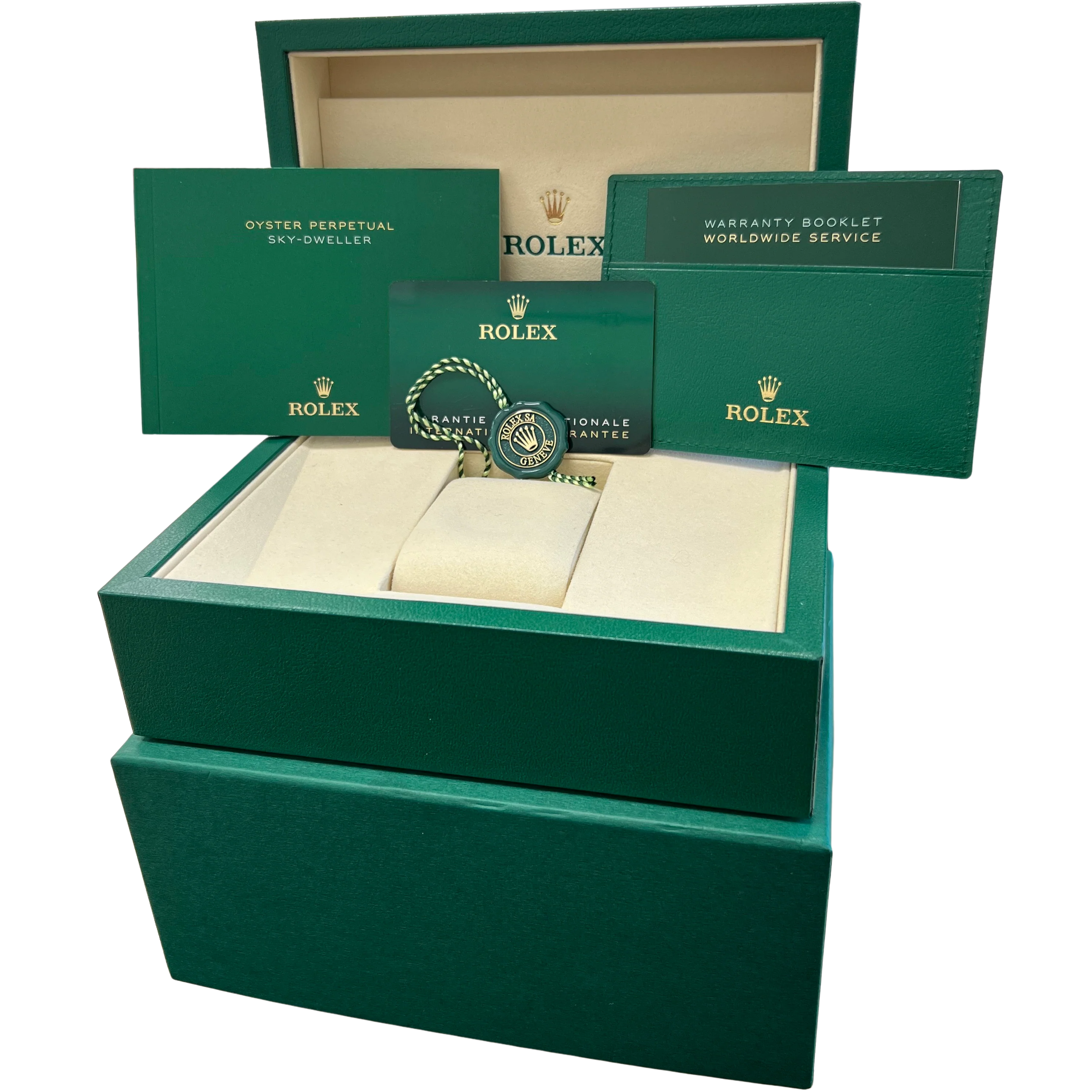 NEW 2025 PAPERS Rolex Sky-Dweller BLUE 42mm Stainless Oyster Watch 336934 BOX - Image 2
