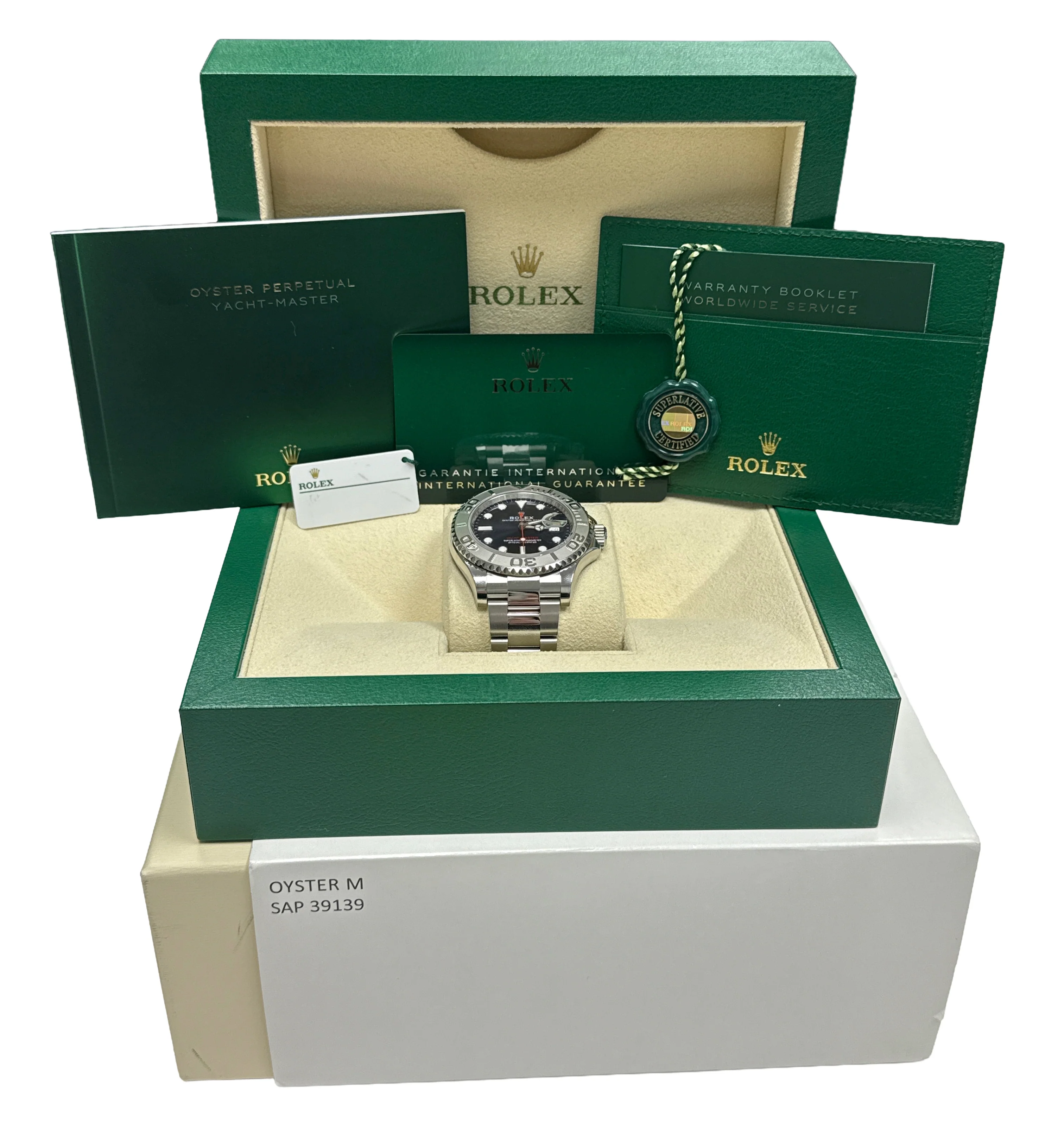 NEW 2025 PAPERS Rolex Yacht-Master 40mm BLUE Stainless Steel Watch 126622 BOX - Image 2