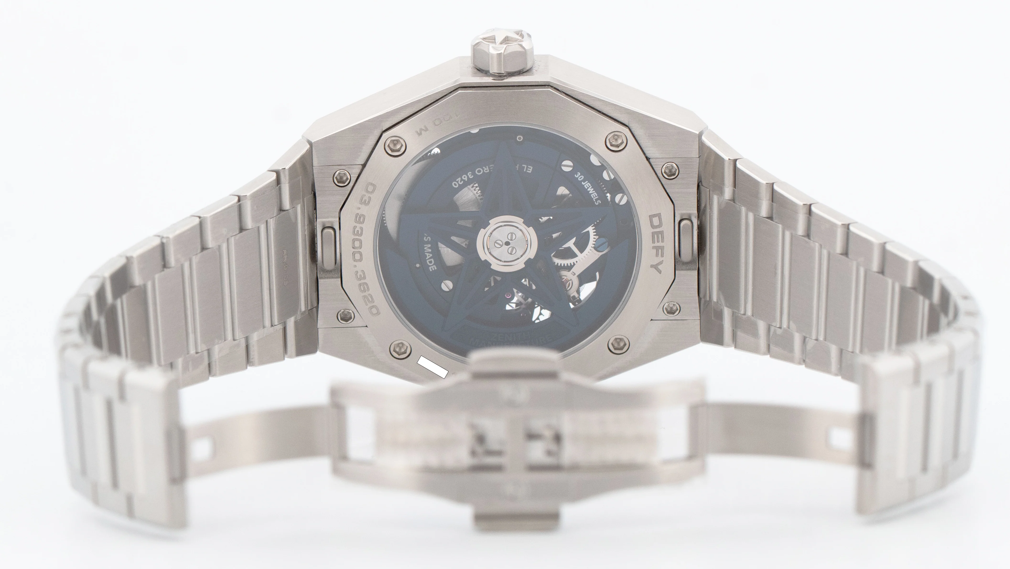 NEW 2025 UNWORN Zenith Defy Blue SKELETON Watch 03.9300.3620/79.I001 Watch BOX - Image 8