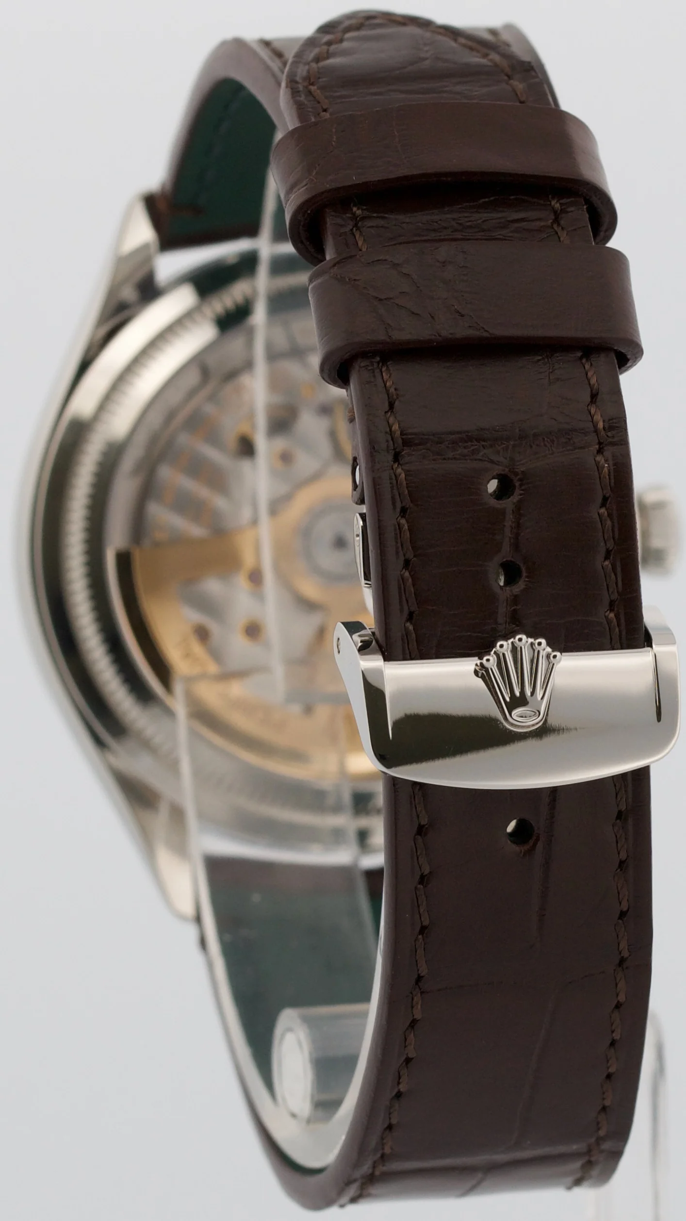 NEW 2026 PAPERS Rolex 1908 GLACIER BLUE MOTIF Platinum Leather 39mm 52506 BOX - Image 5