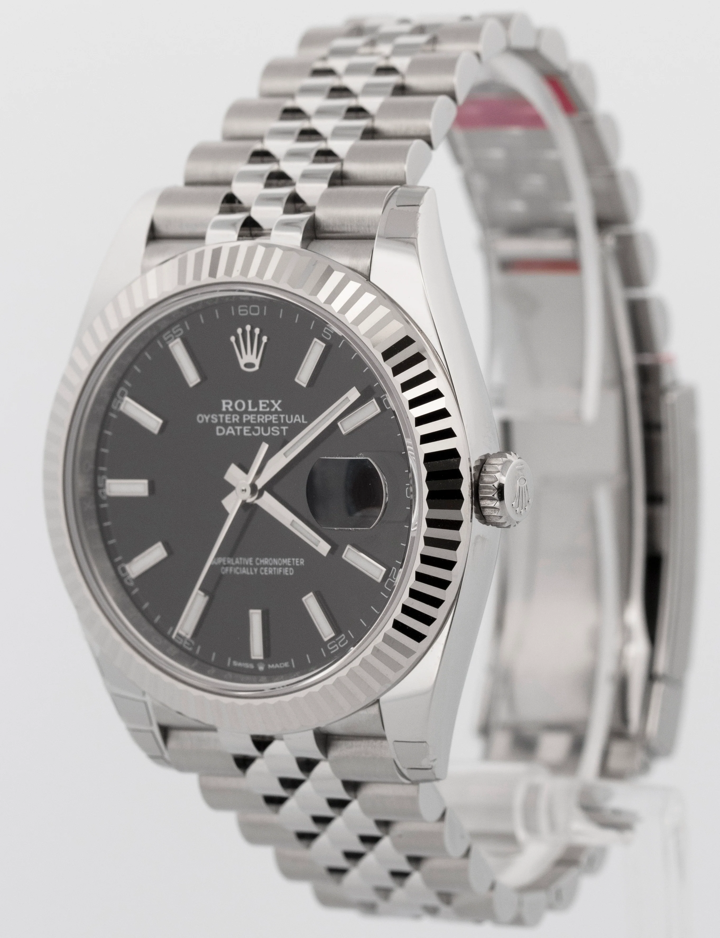 NEW 2026 PAPERS Rolex DateJust 41 Black 18K Gold Steel JUBILEE 41mm 126334 BOX - Image 3