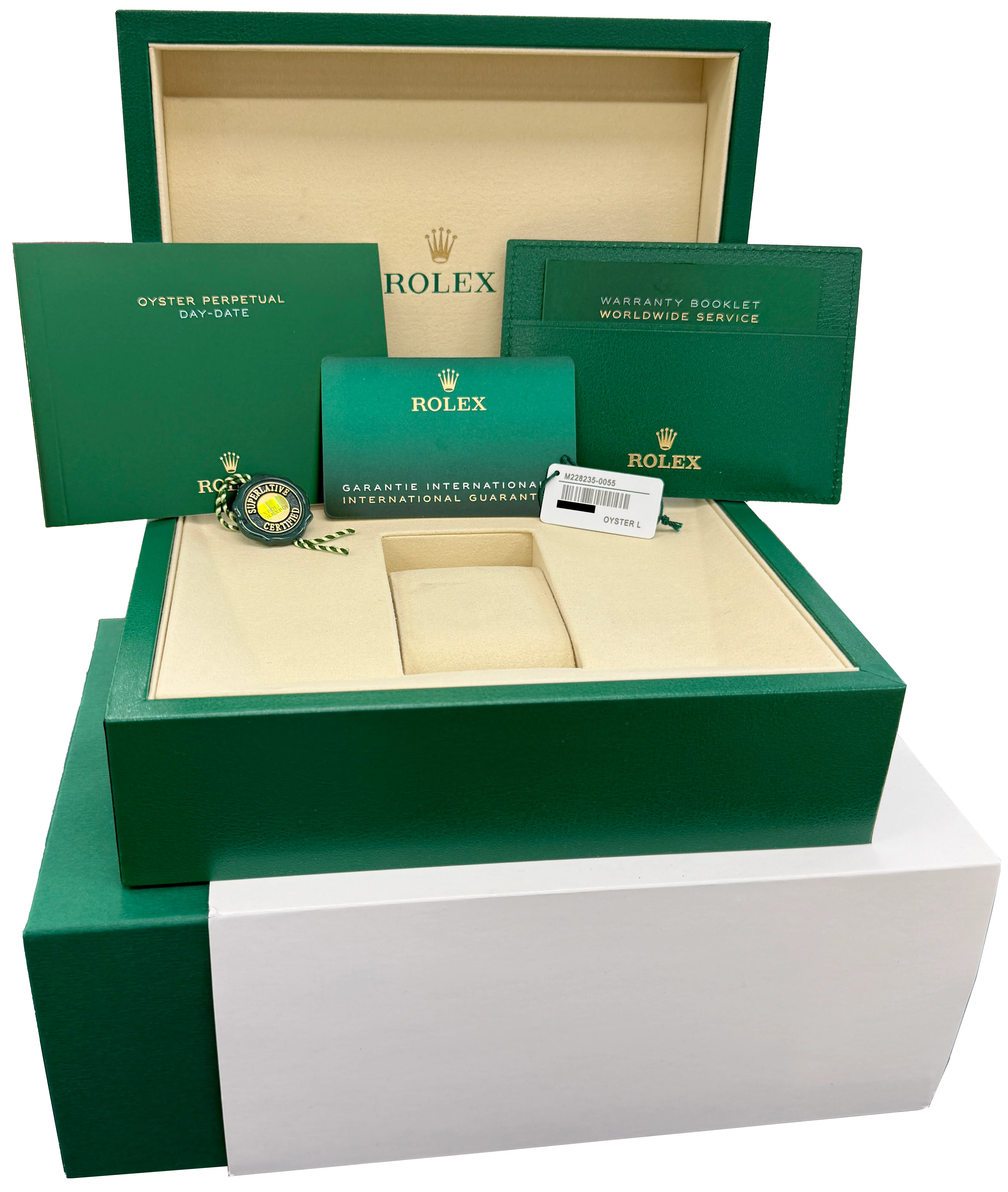 NEW 2026 PAPERS Rolex Day-Date 40mm President Slate Ombre 18K Rose 228235 BOX - Image 2