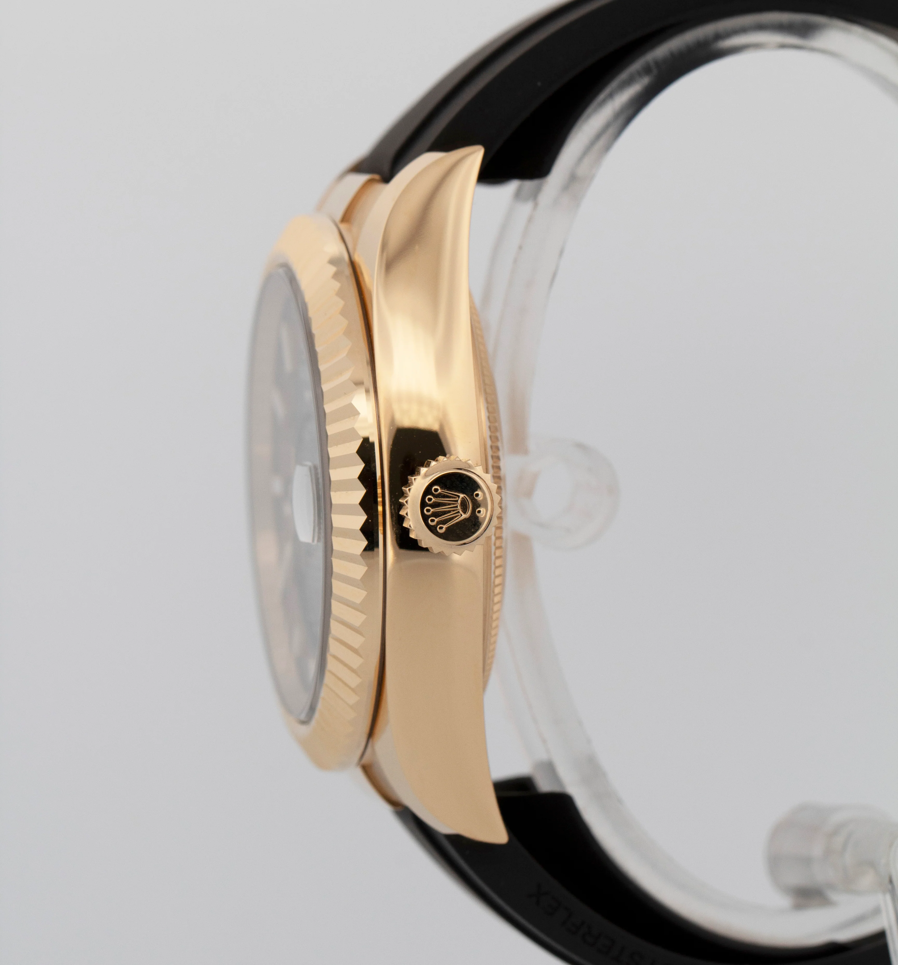 NEW 2026 PAPERS Rolex Sky-Dweller GREEN 18K Yellow Gold OYSTERFLEX 42mm 336238 - Image 3